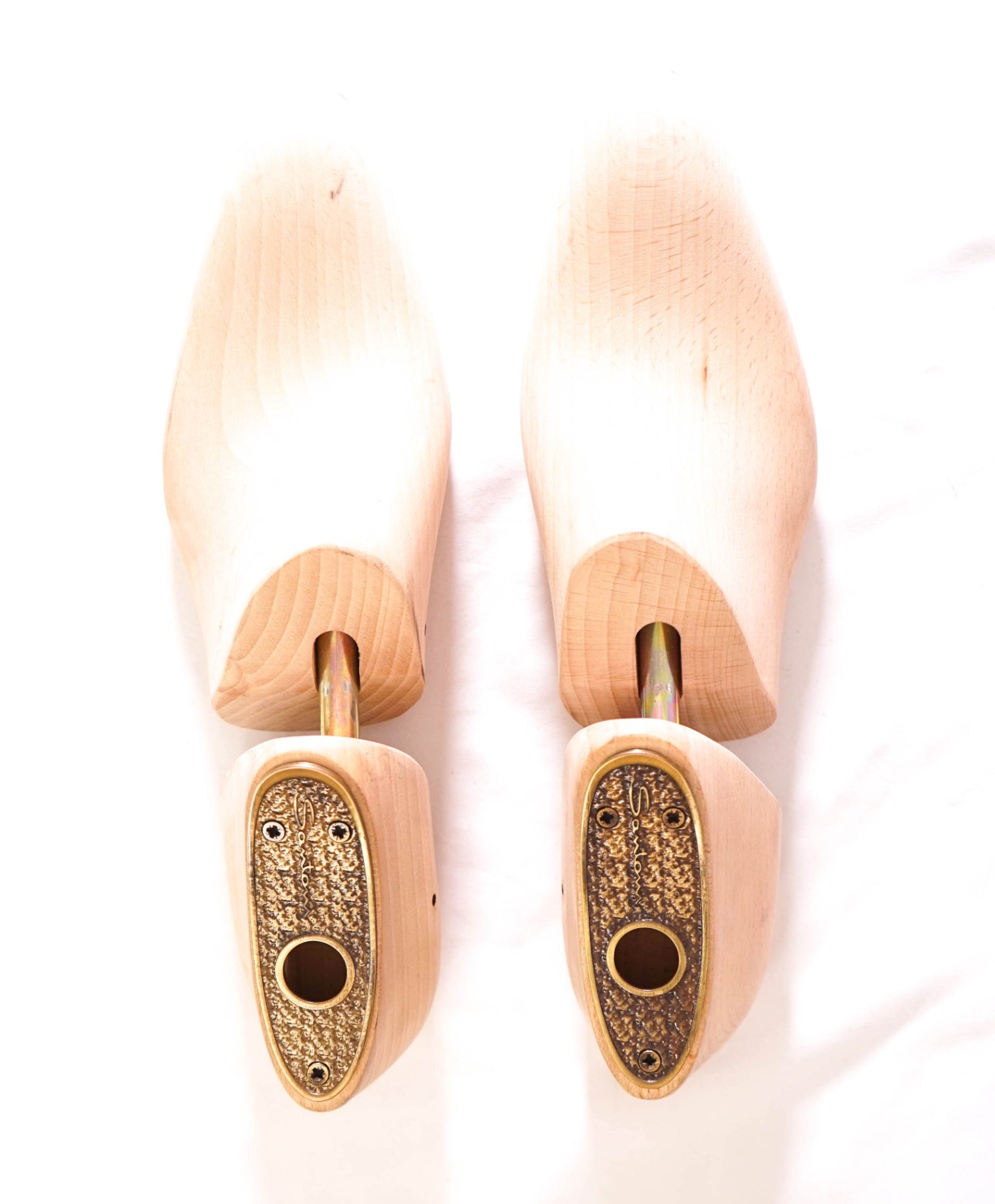 $240 SANTONI - VERY HEAVY Cedar/Metal Shoe Tree - US 11 (UK10)