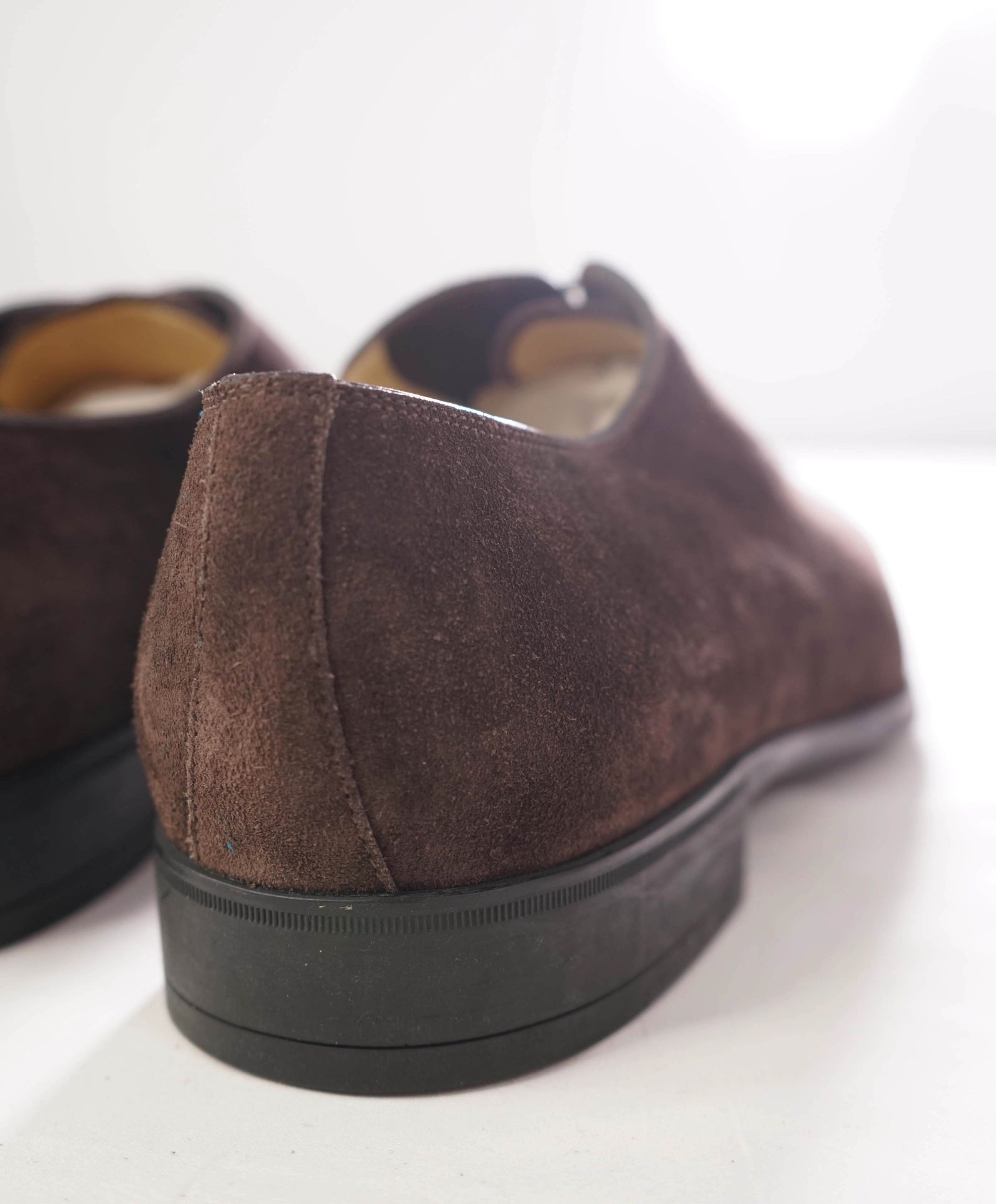 $1,080 SUTOR MANTELLASSI - Suede Brown Oxfords - 12 US