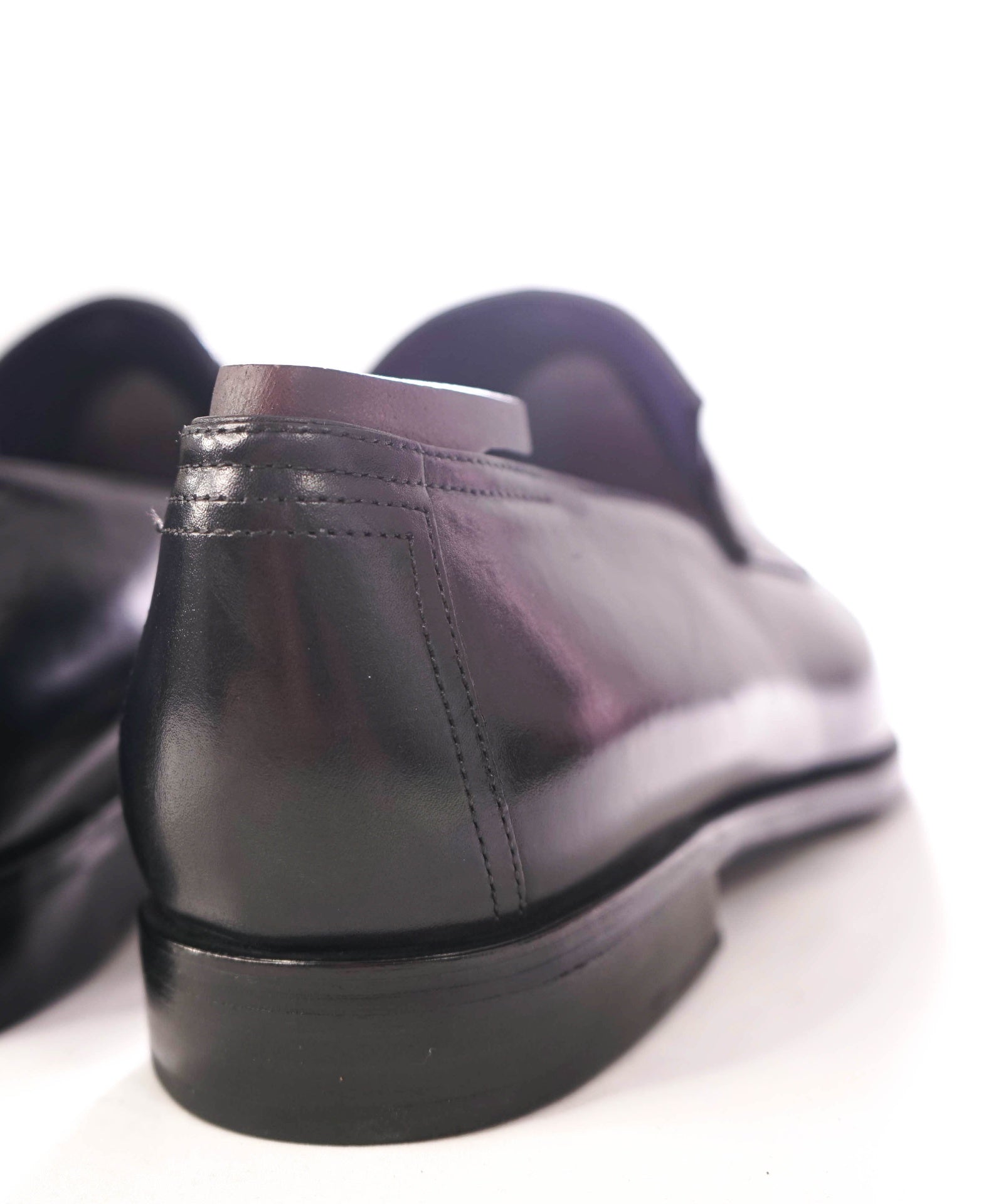 $2,480 BERLUTI - "ANDY" Leather Black Penny Loafers - 10.5US (9.5UK)