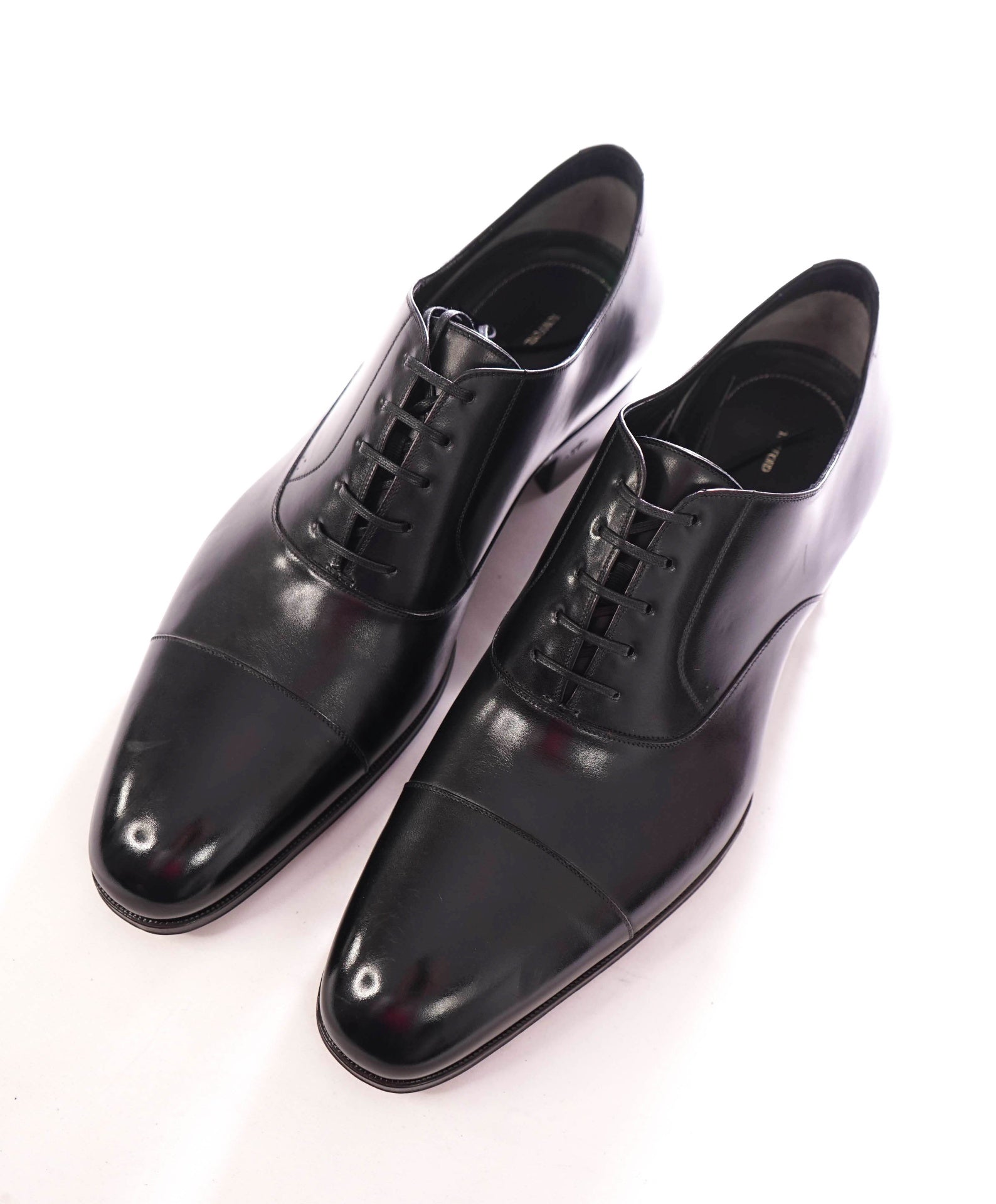 $1,990 TOM FORD - "Edgar" Leather Black Oxfords - 11.5 (11TF)