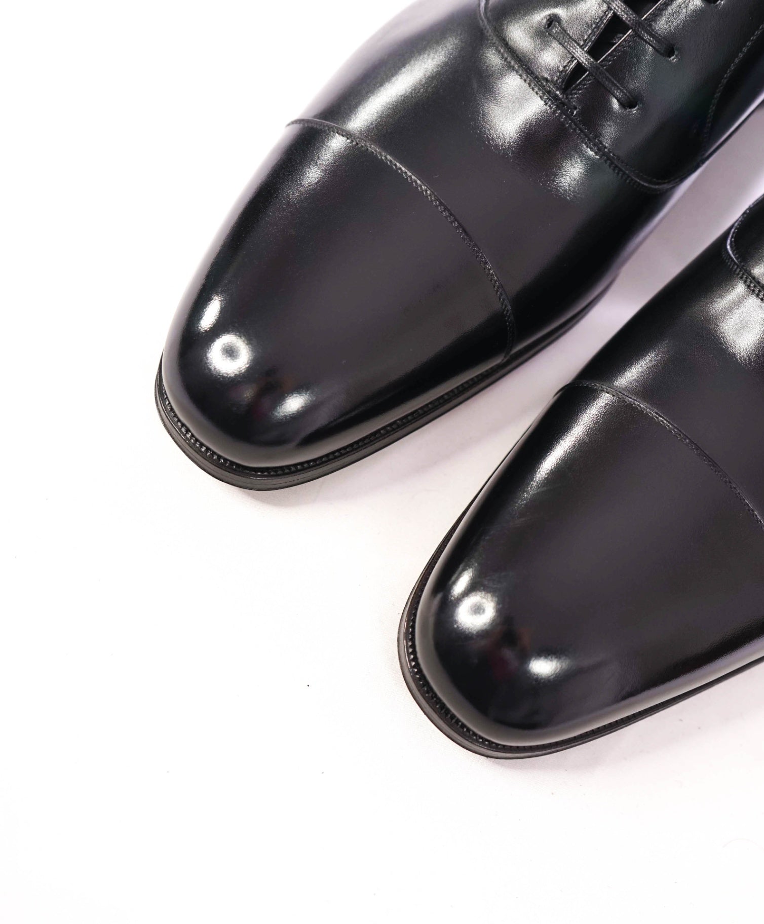 $1,990 TOM FORD - "Edgar" Leather Black Oxfords - 12.5 (12TF)