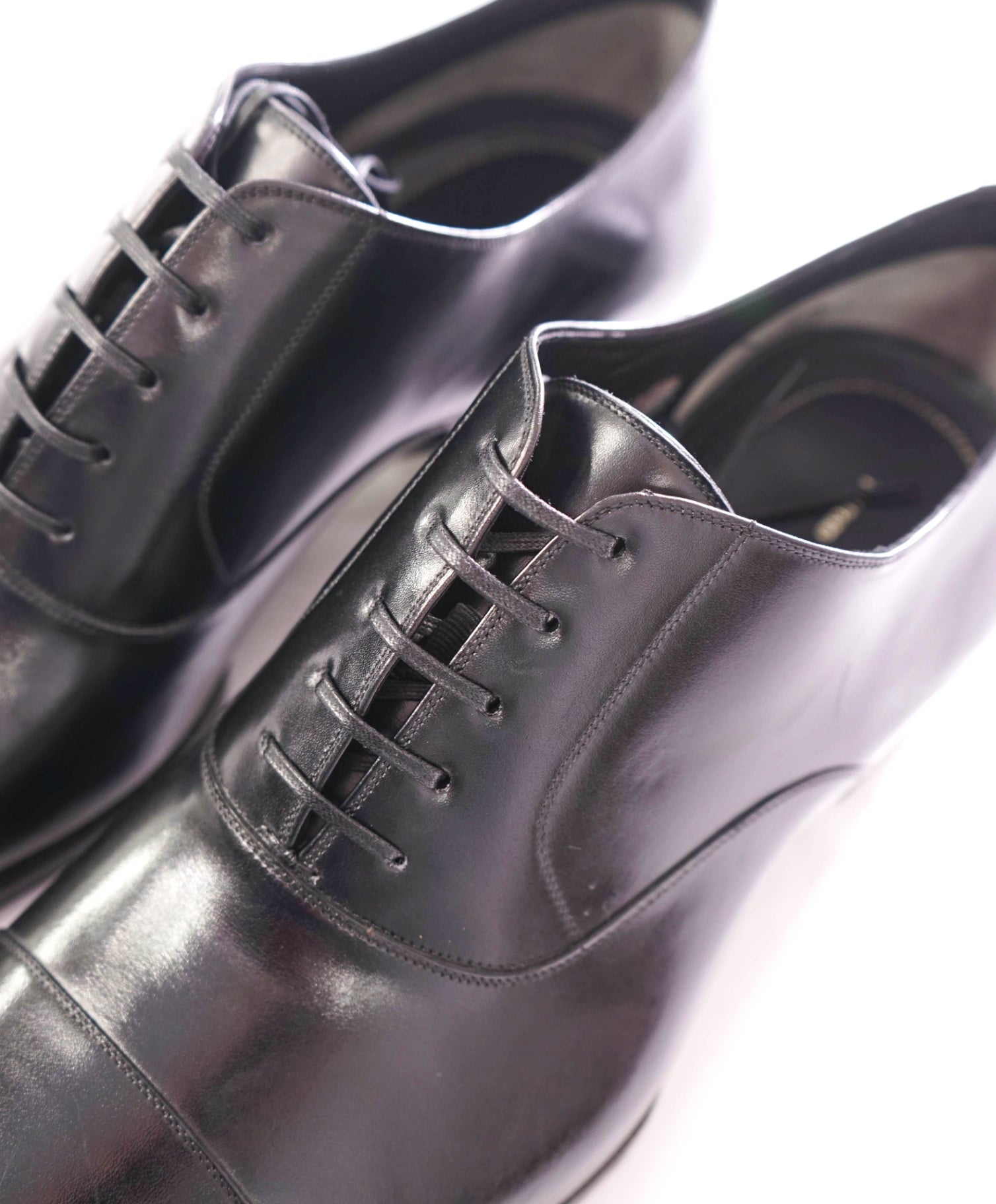 $1,990 TOM FORD - "Edgar" Leather Black Oxfords - 11.5 (11TF)