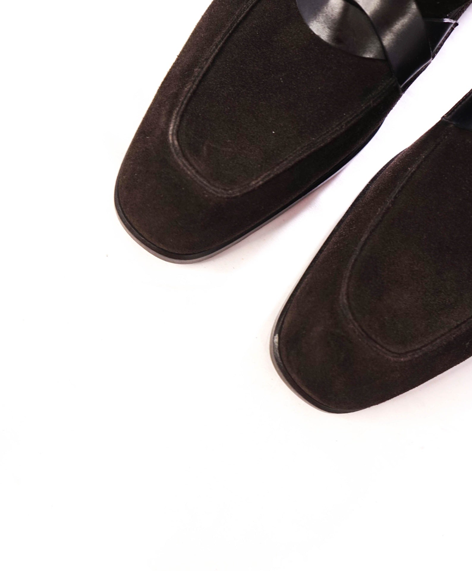 $2,150 TOM FORD - Brown Suede "TWIST" Iconic Loafers - US 11 (10.5TF)