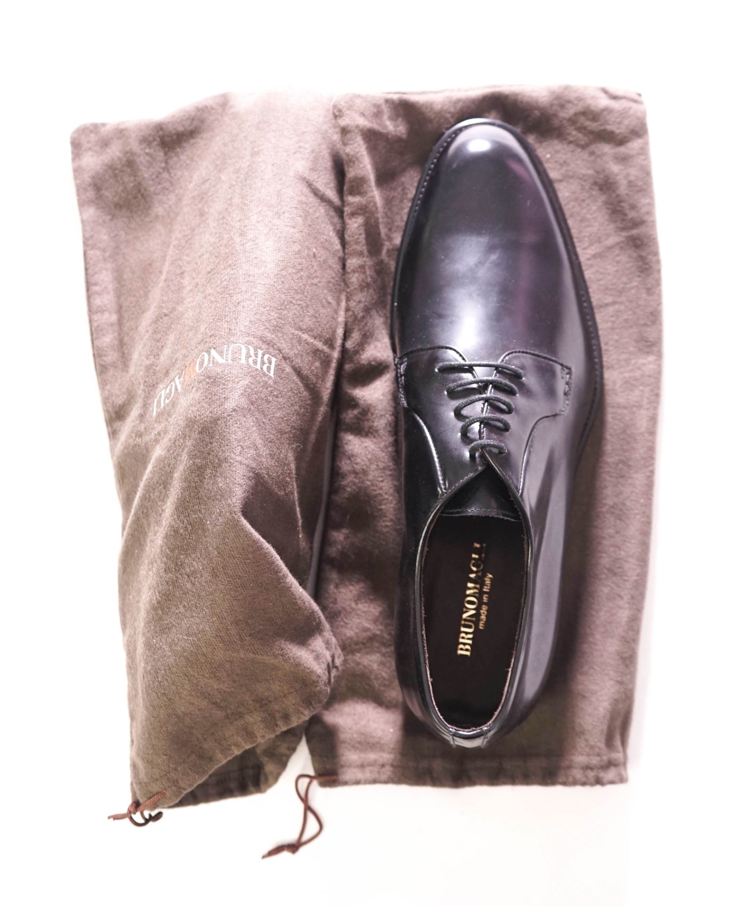 $375 BRUNO MAGLI - Leather Black Classic Derby - 10 US