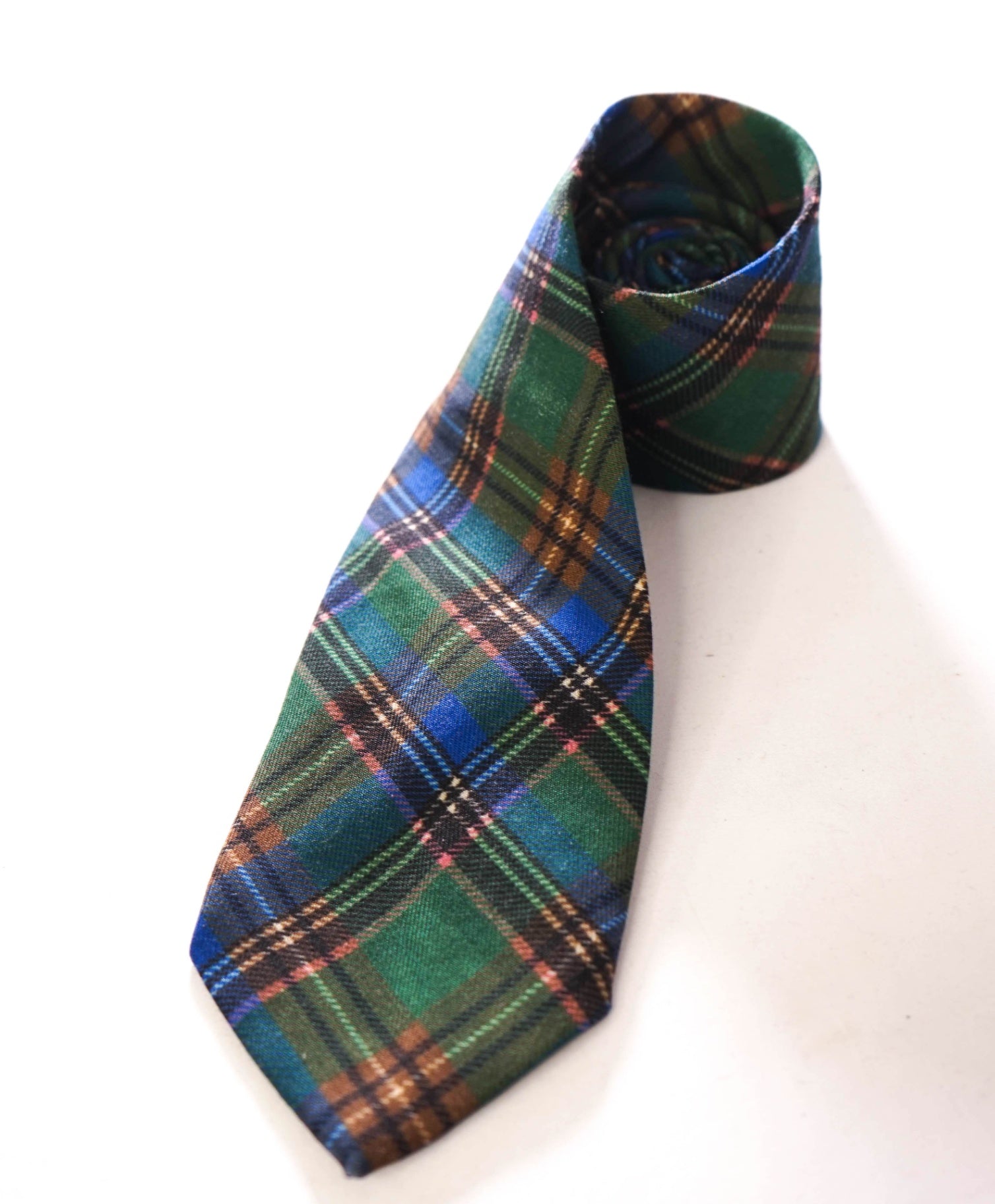 $125 POLO RALPH LAUREN - Wool *MADE IN ITALY* Plaid - 3.5" Tie