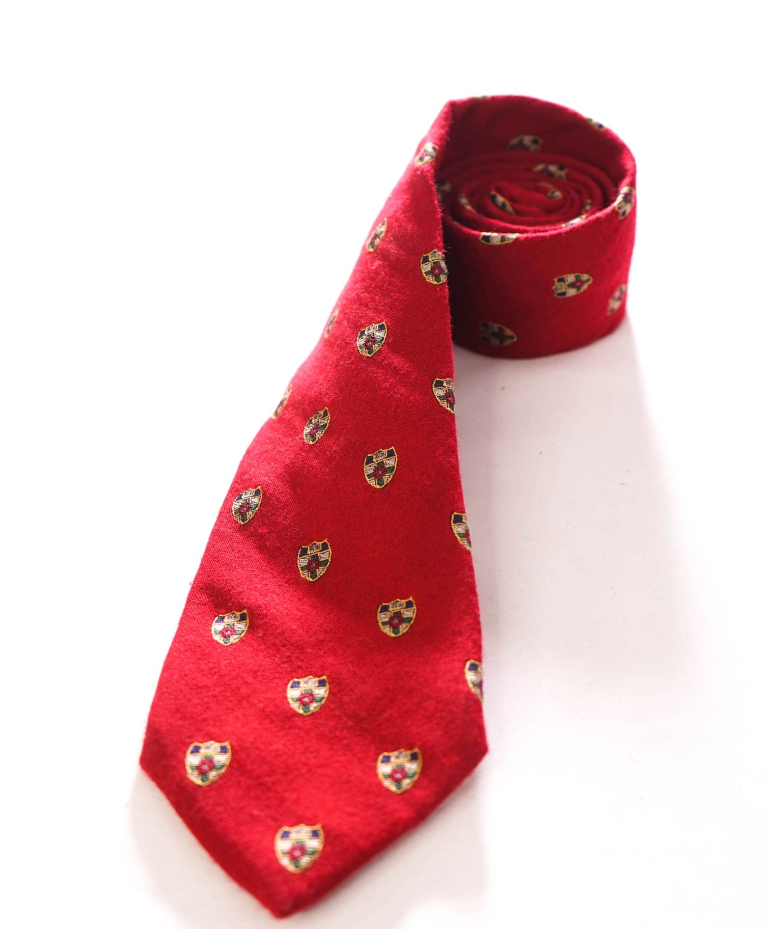 $125 POLO RALPH LAUREN - Wool/Silk CREST Collegiate Club - 3.5" Tie