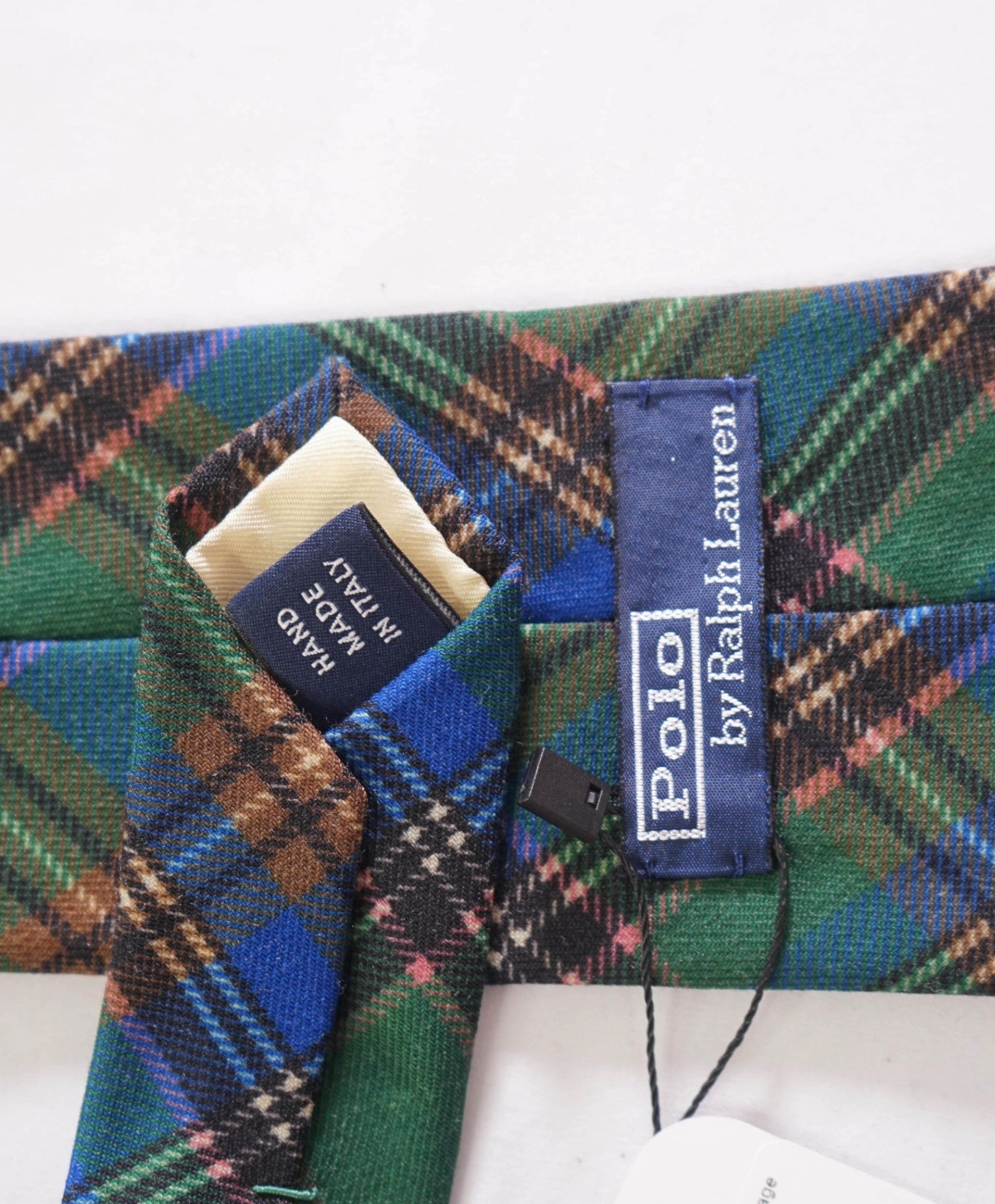 $125 POLO RALPH LAUREN - Wool *MADE IN ITALY* Plaid - 3.5" Tie