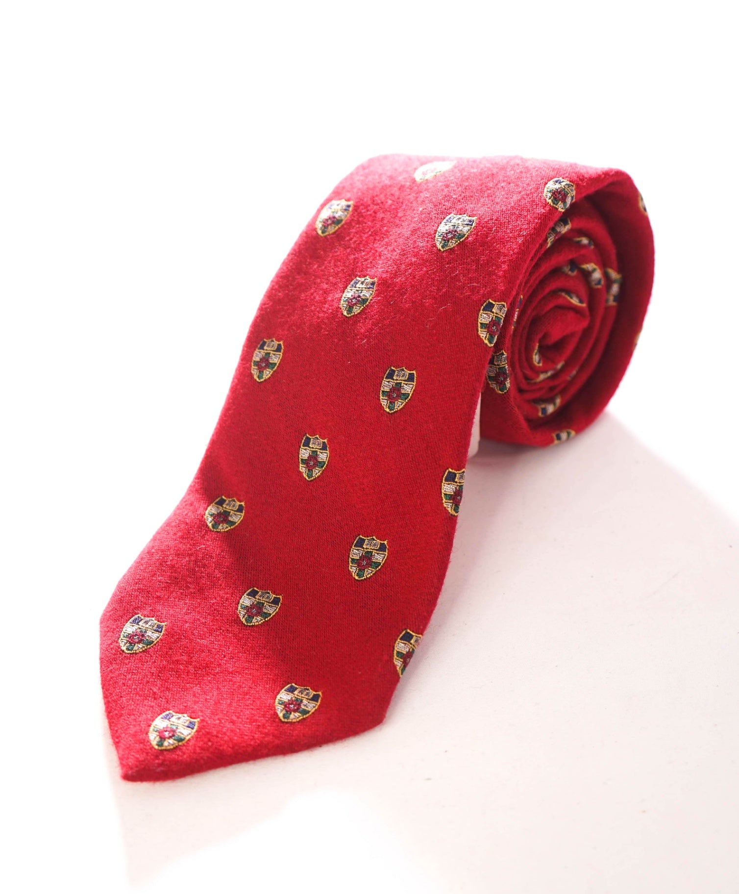 $125 POLO RALPH LAUREN - Wool/Silk CREST Collegiate Club - 3.5" Tie