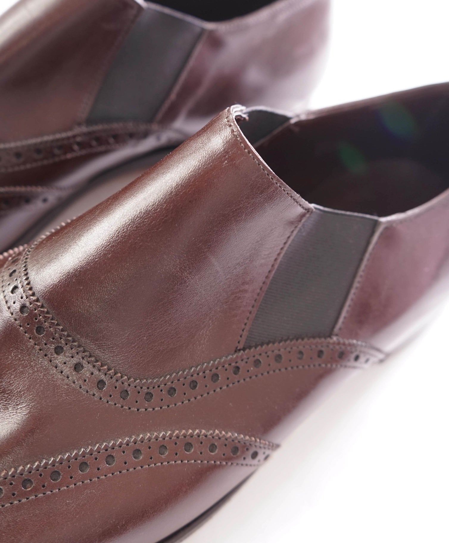 $1,850 JOHN LOBB - Leather Brown Brogue Wingtip Loafers - US 13 (UK12)