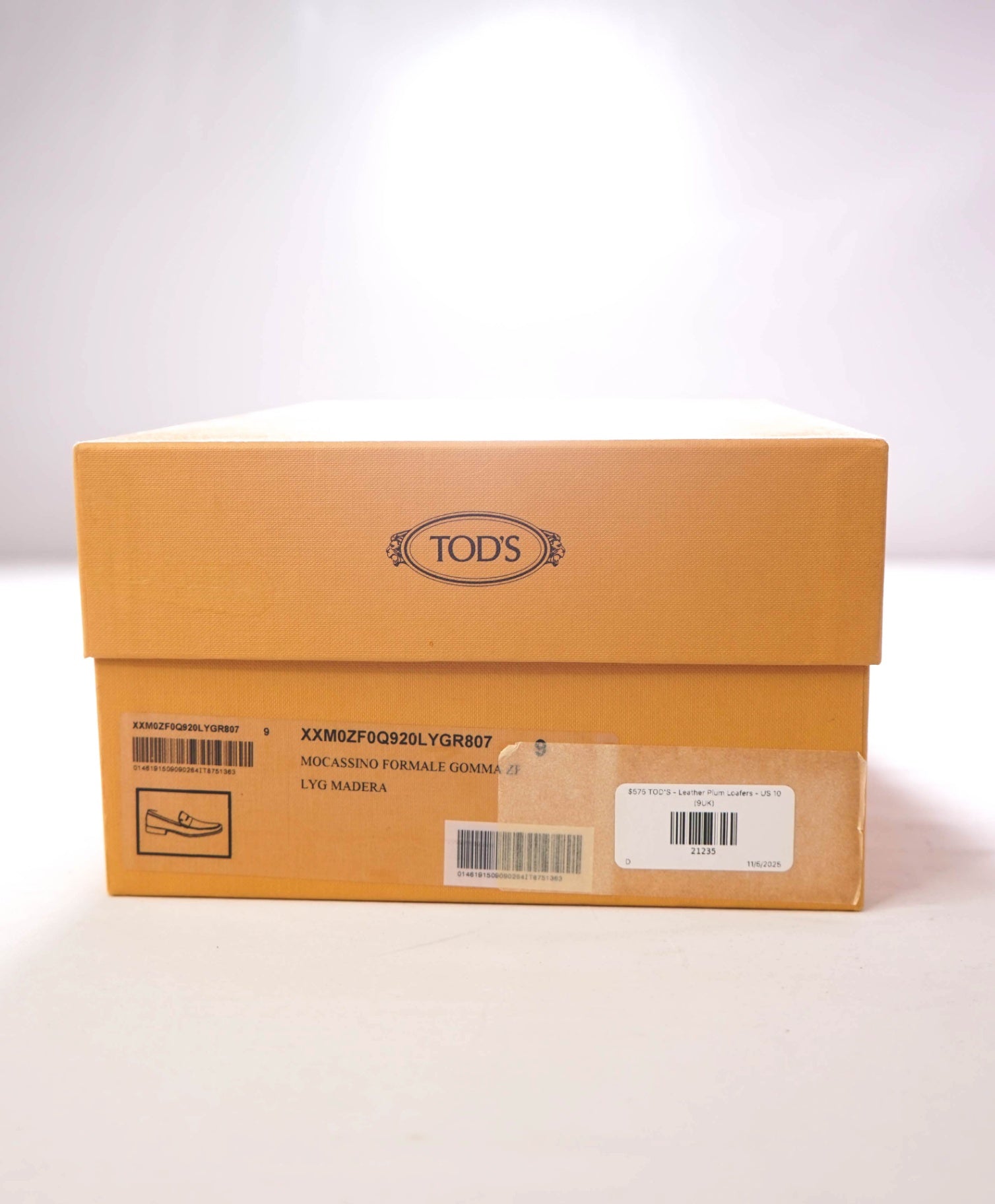 $775 TOD'S - "BOSTON" Brown Leather Loafers - US 10 (9UK)