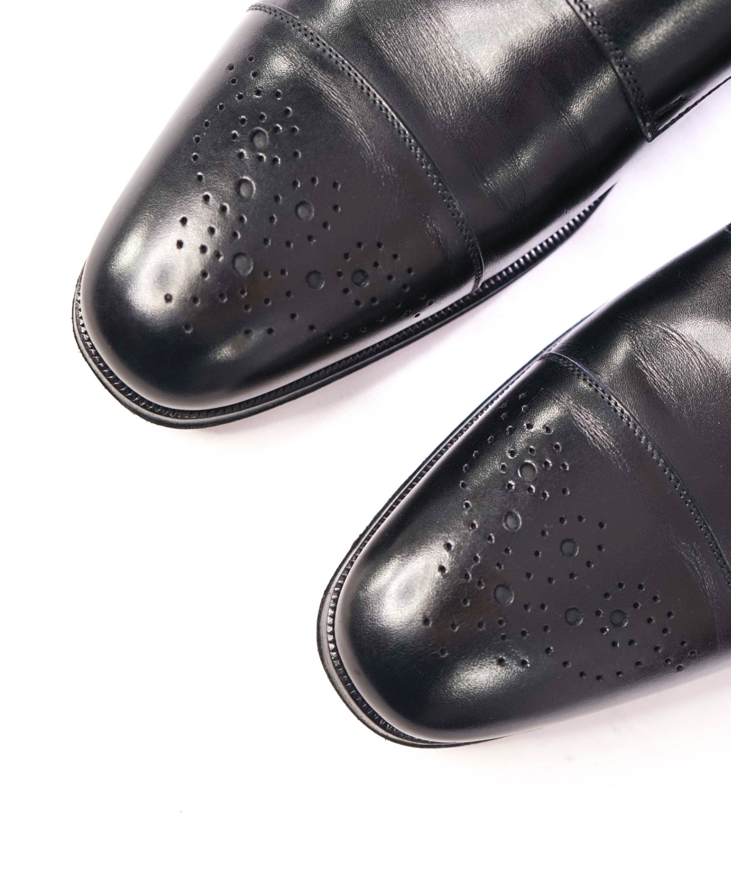 $1,990 TOM FORD - Leather Black Monk Straps - 9.5 (9TF)