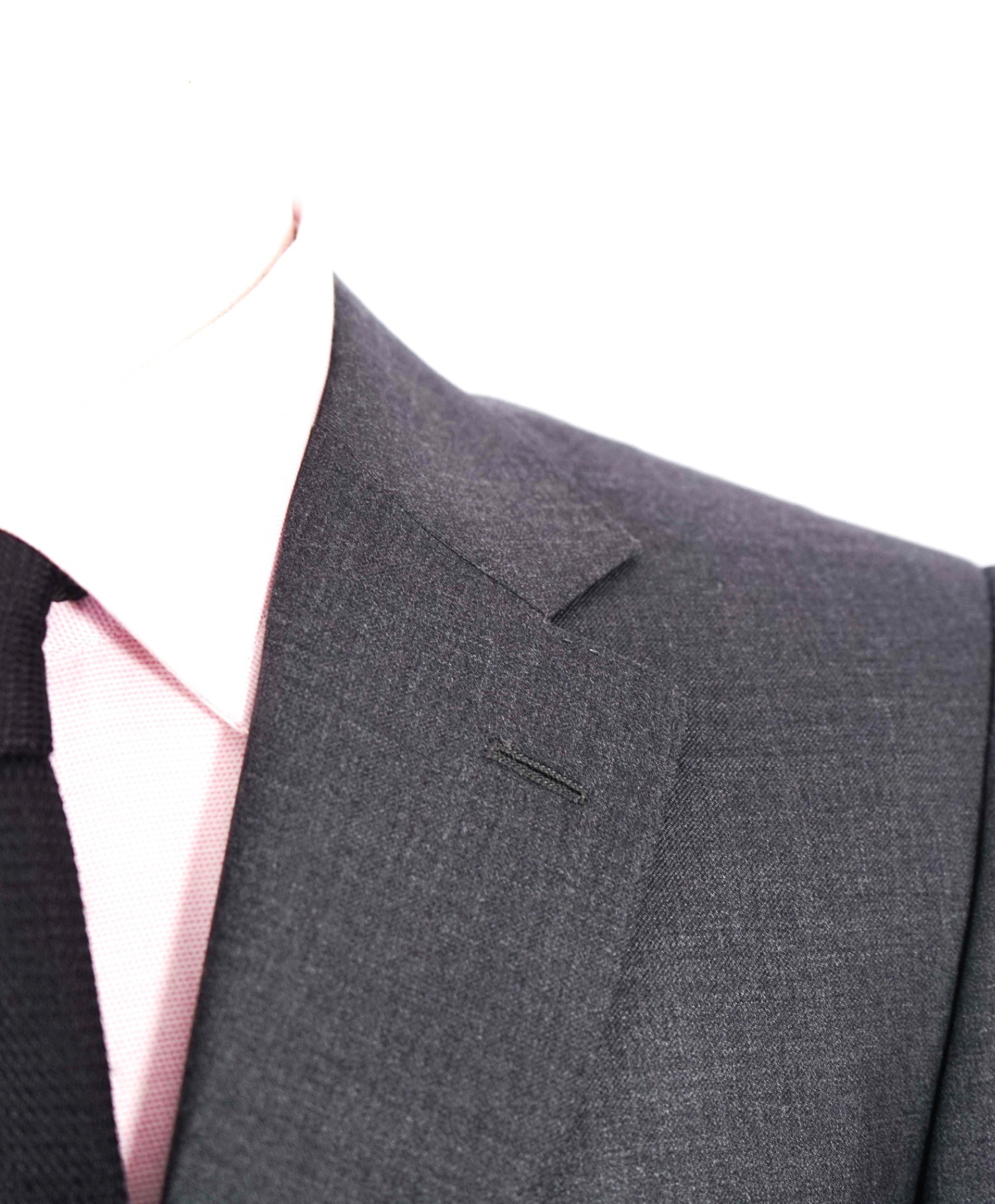 $1,995 CANALI - Wool Solid Gray 2-Btn Classic Suit - 36S