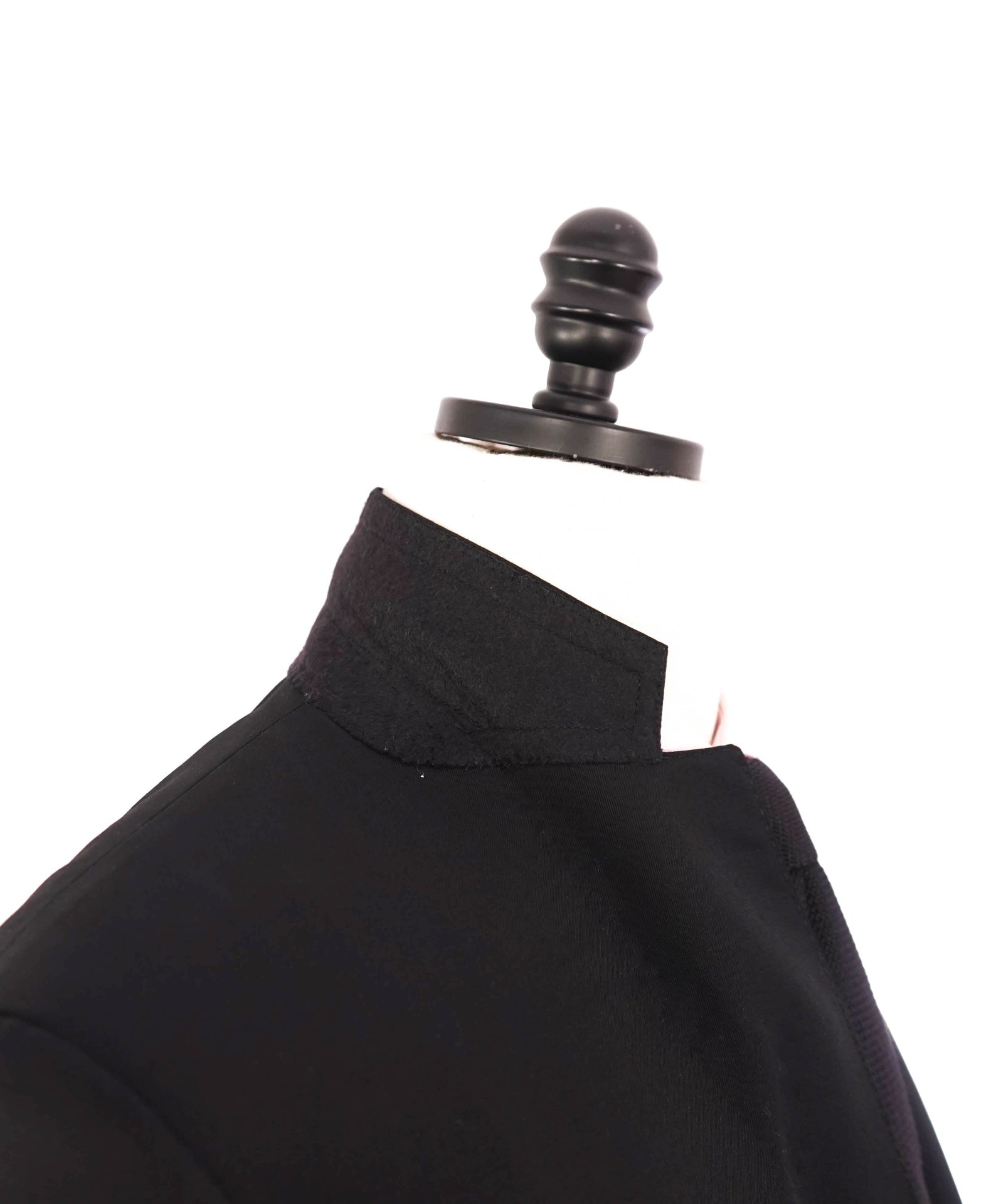 $1,495 RALPH LAUREN BLACK LABEL - Wool Solid Black Blazer - 44L