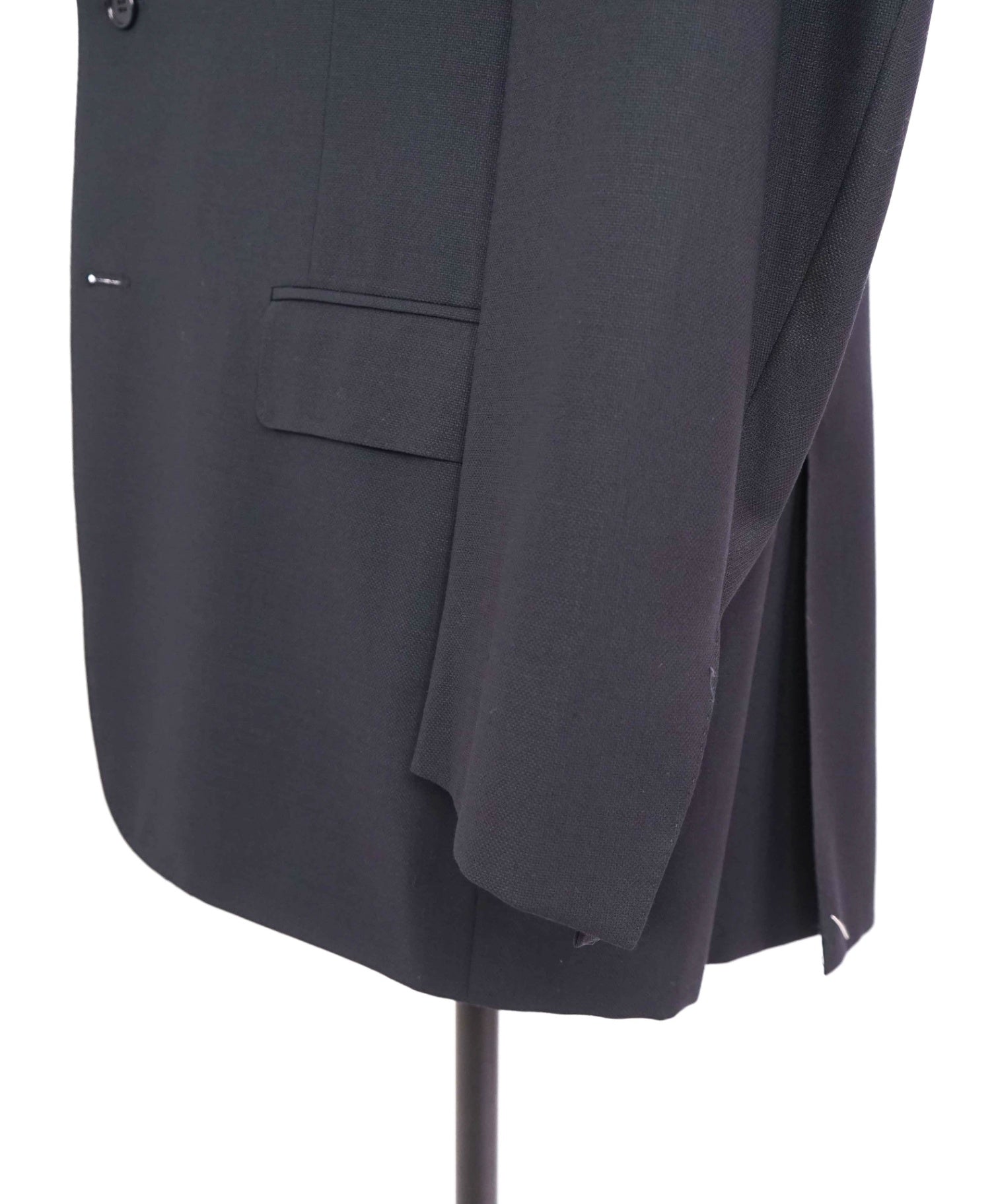 $1,895 CANALI - Solid Navy Blue "Travel" Blazer - 44L