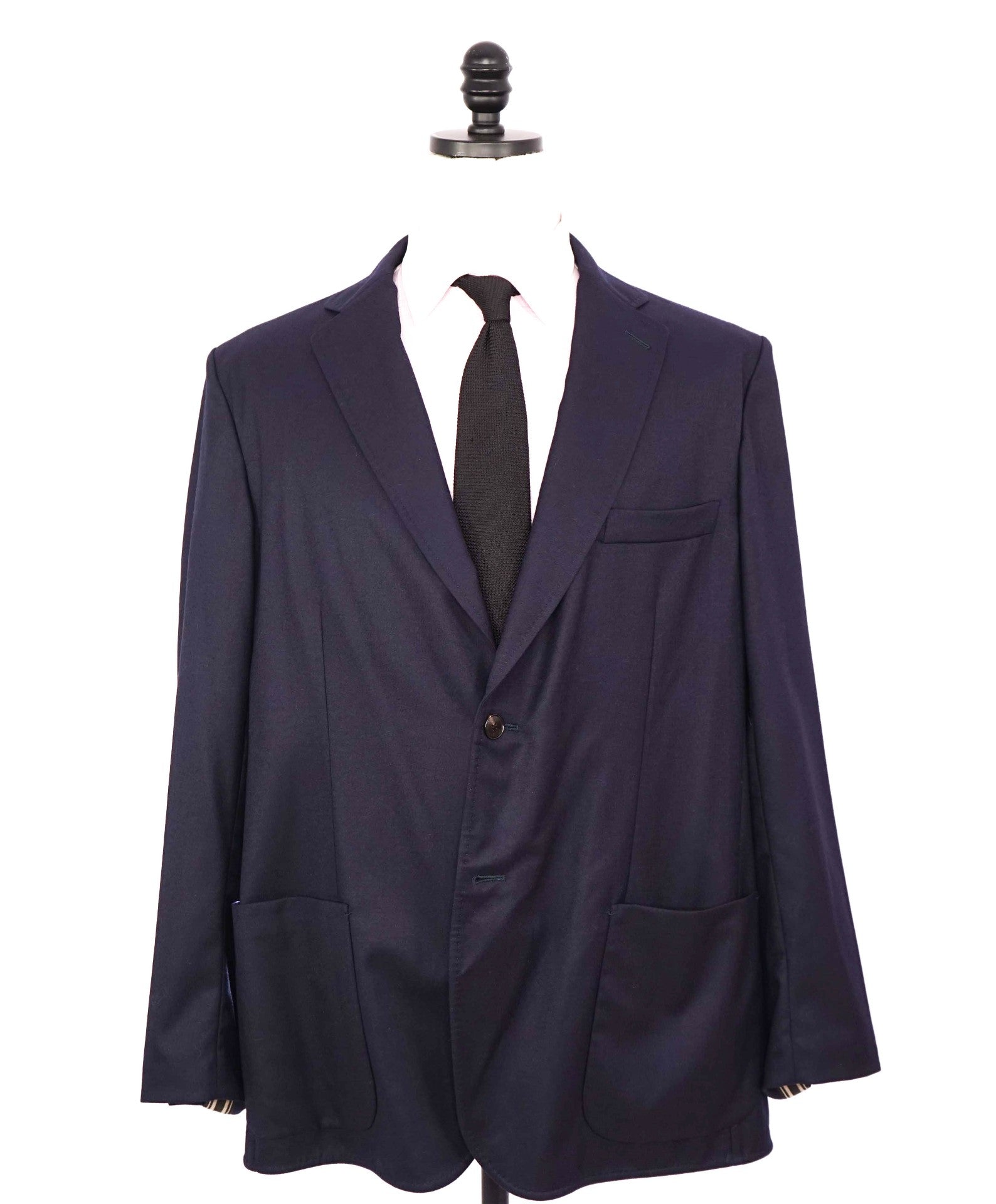 $5,300 BRIONI - Wool Navy Blue Sport Jacket - XXL