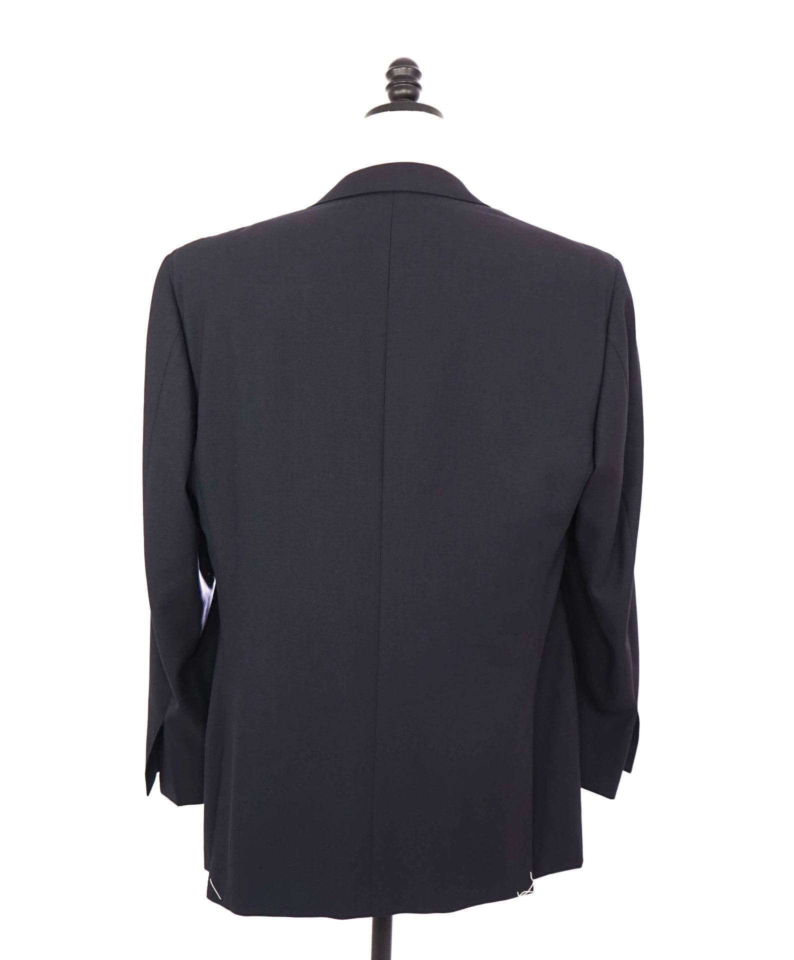 $1,895 CANALI - Solid Navy Blue "Travel" Blazer - 44L