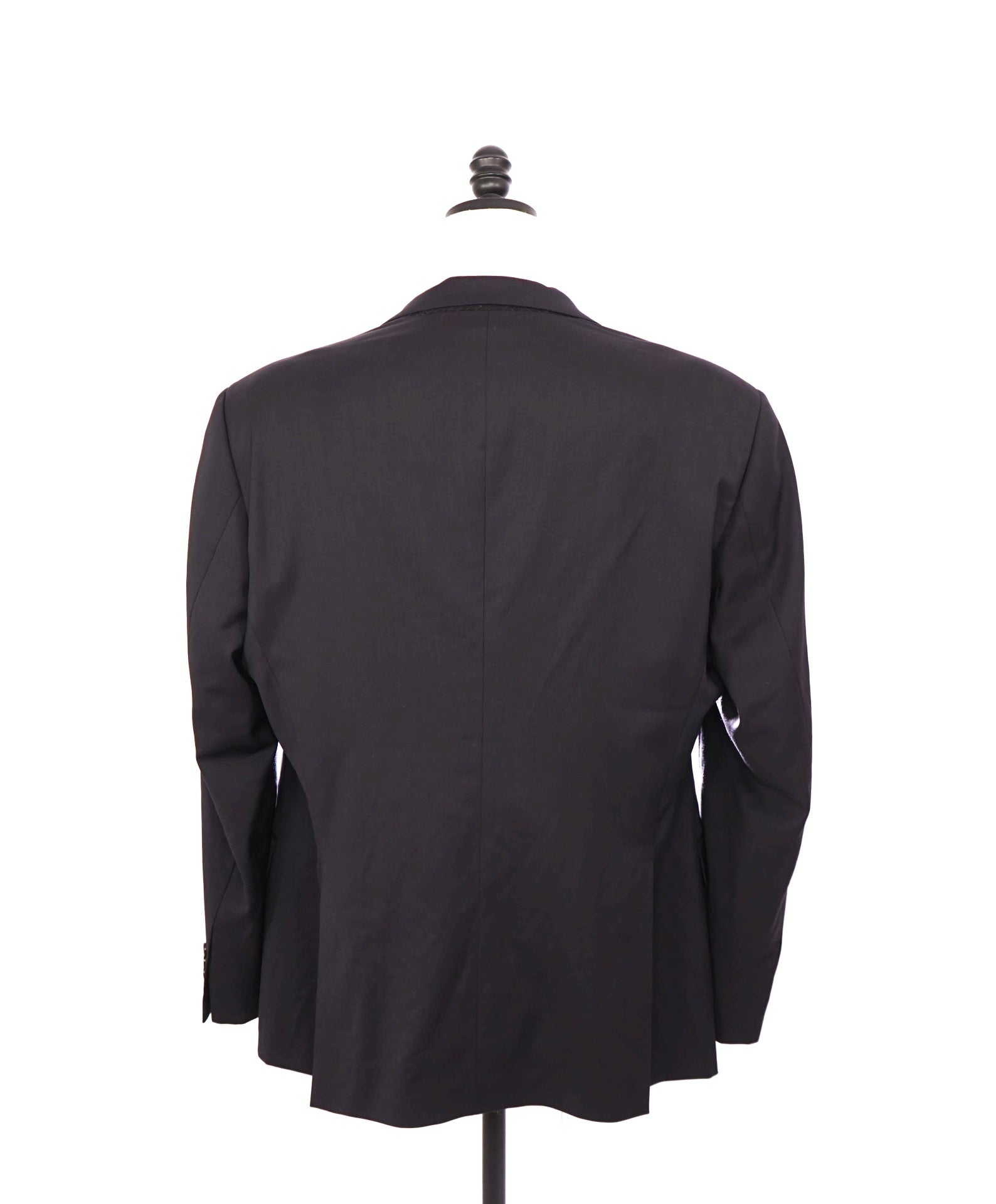 $1,895 ARMANI COLLEZIONI - Wool Solid Navy Blue Suit - 50R