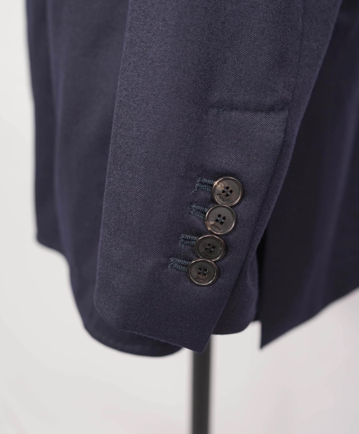 $5,300 BRIONI - Wool Navy Blue Sport Jacket - XXL