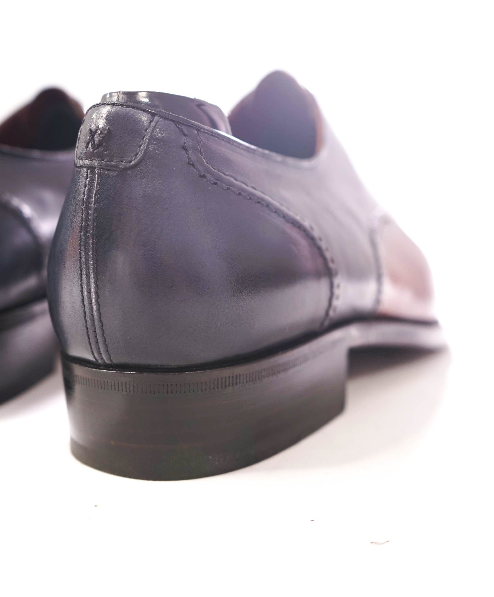 $1,650 ARTIOLI - Navy/Brown Leather Oxfords - 10.5