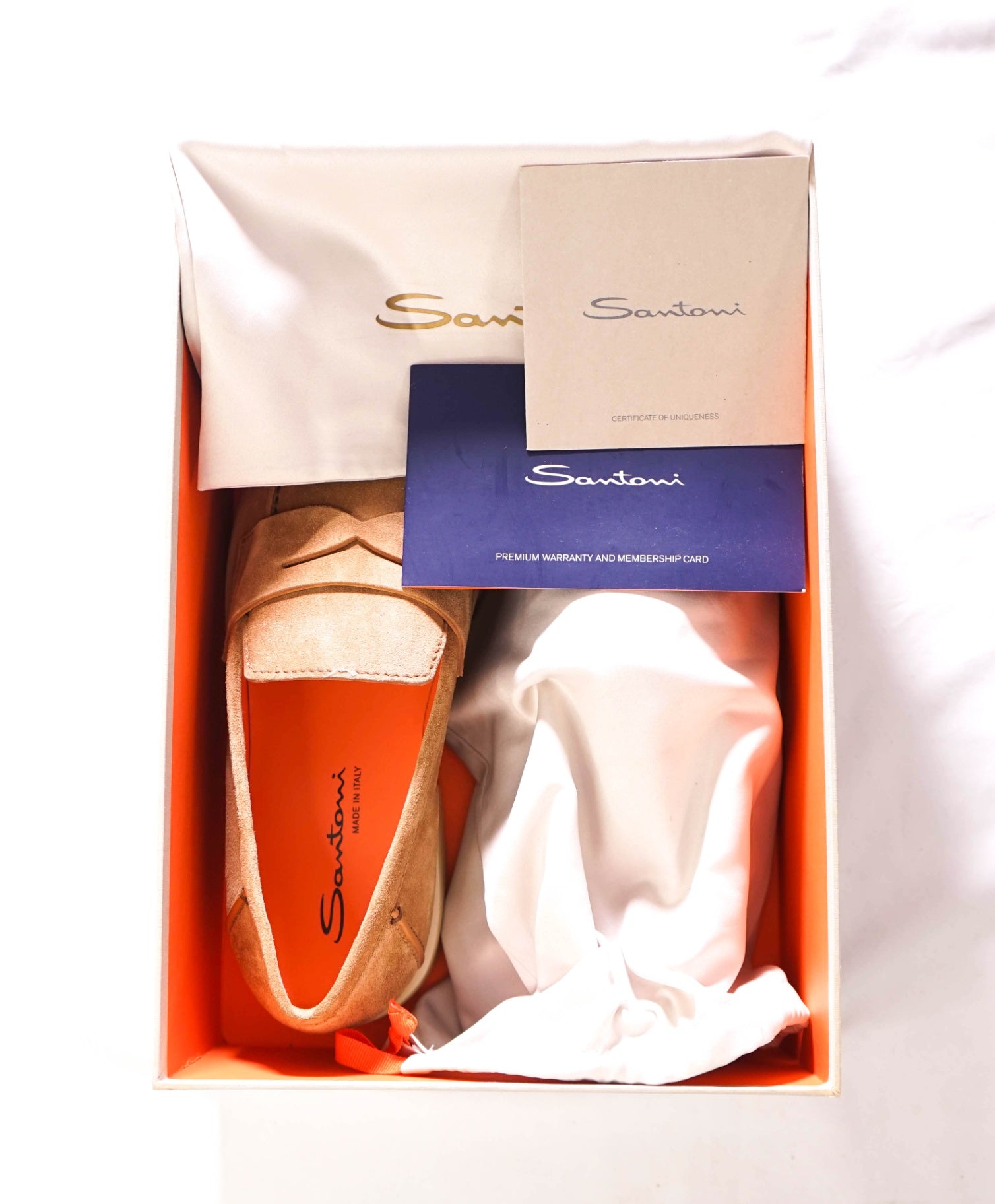 $1,295 SANTONI - Suede Lug Sole SUMMER WALK Loafers - US 10.5 (9.5UK)