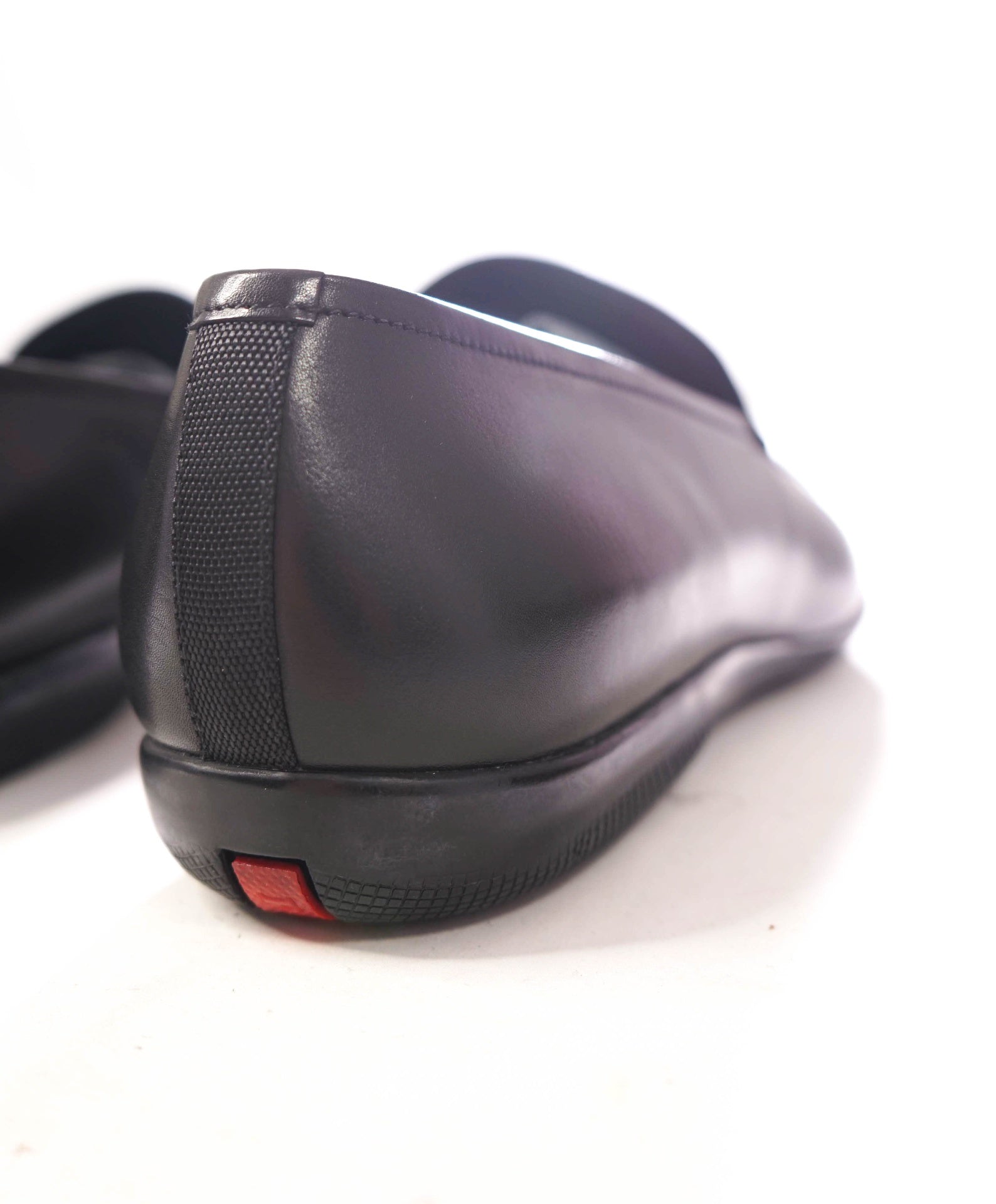 $795 PRADA - Black Leather Loafers - US 10.5 (9.5UK)