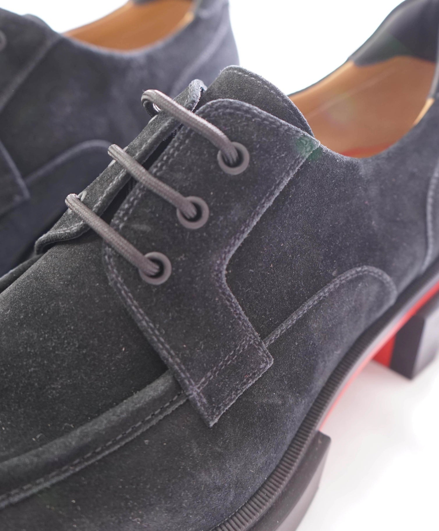 $1,195 CHRISTIAN LOUBOUTIN - "Our Georges L" Lug Sole Derby - US 13 (46EU)