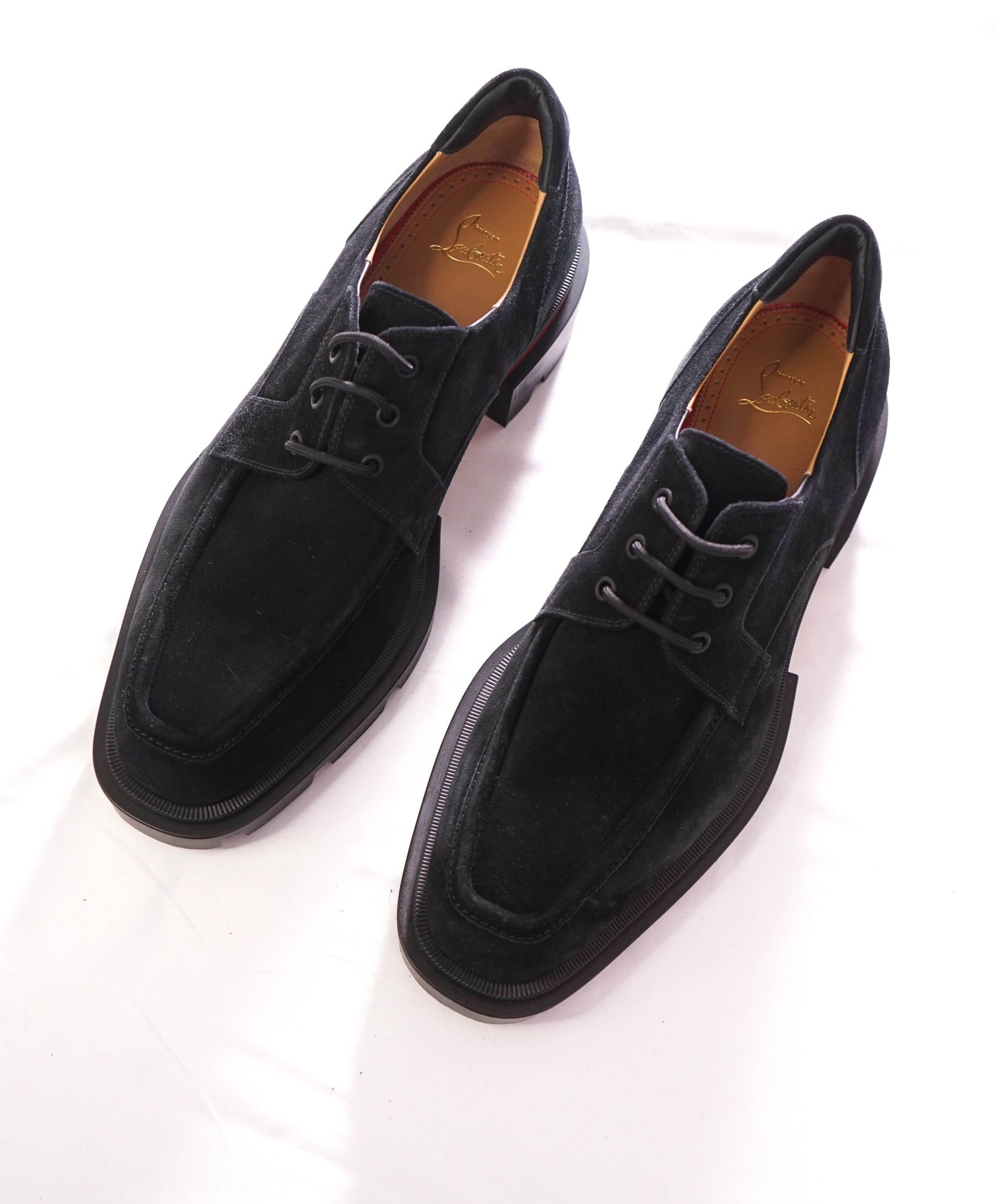 $1,195 CHRISTIAN LOUBOUTIN - "Our Georges L" Lug Sole Derby - US 13 (46EU)