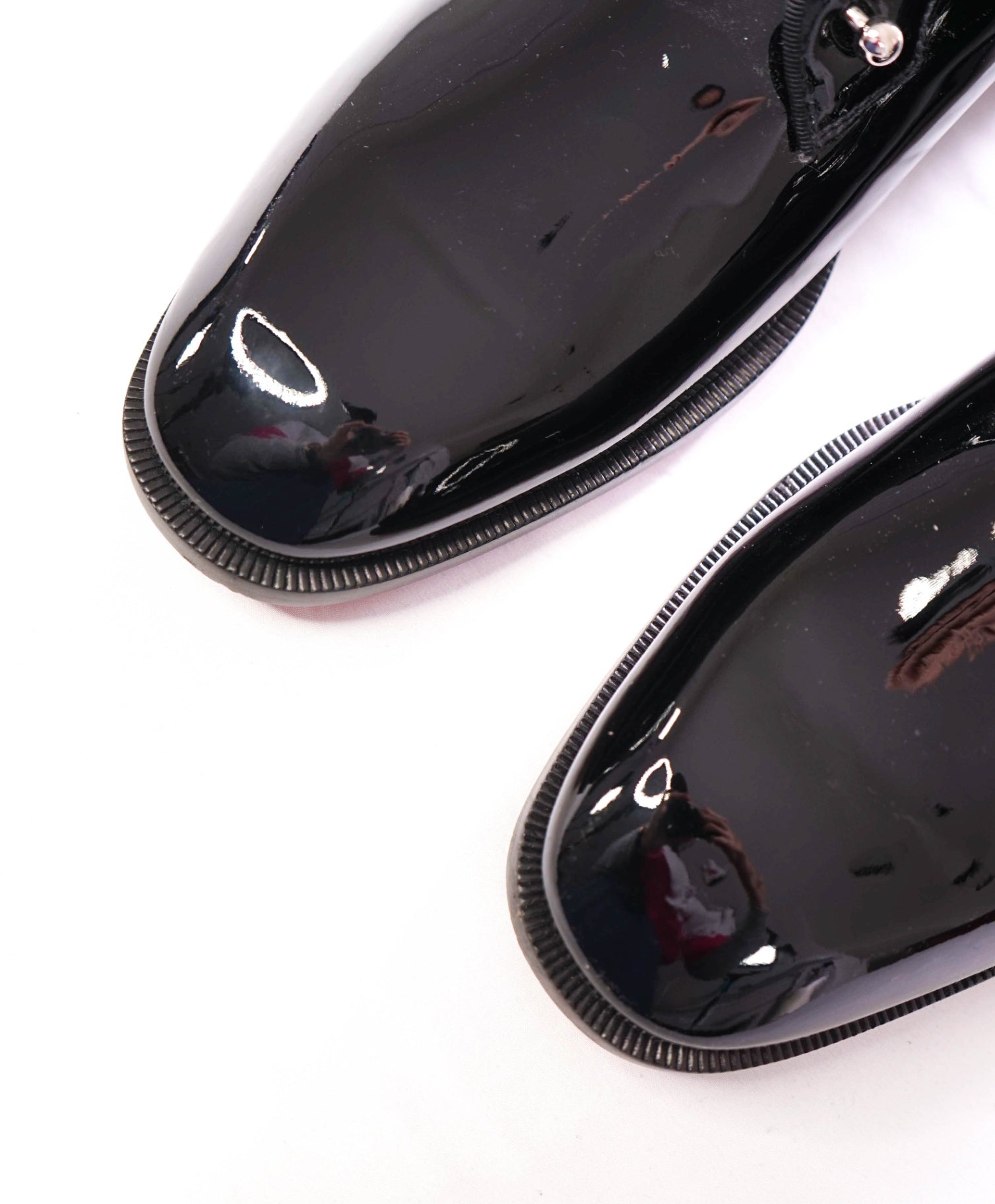 $1,200 CHRISTIAN LOUBOUTIN - *CHAMBELISS* Black Patent Leather Derby - US 11 (44EU)