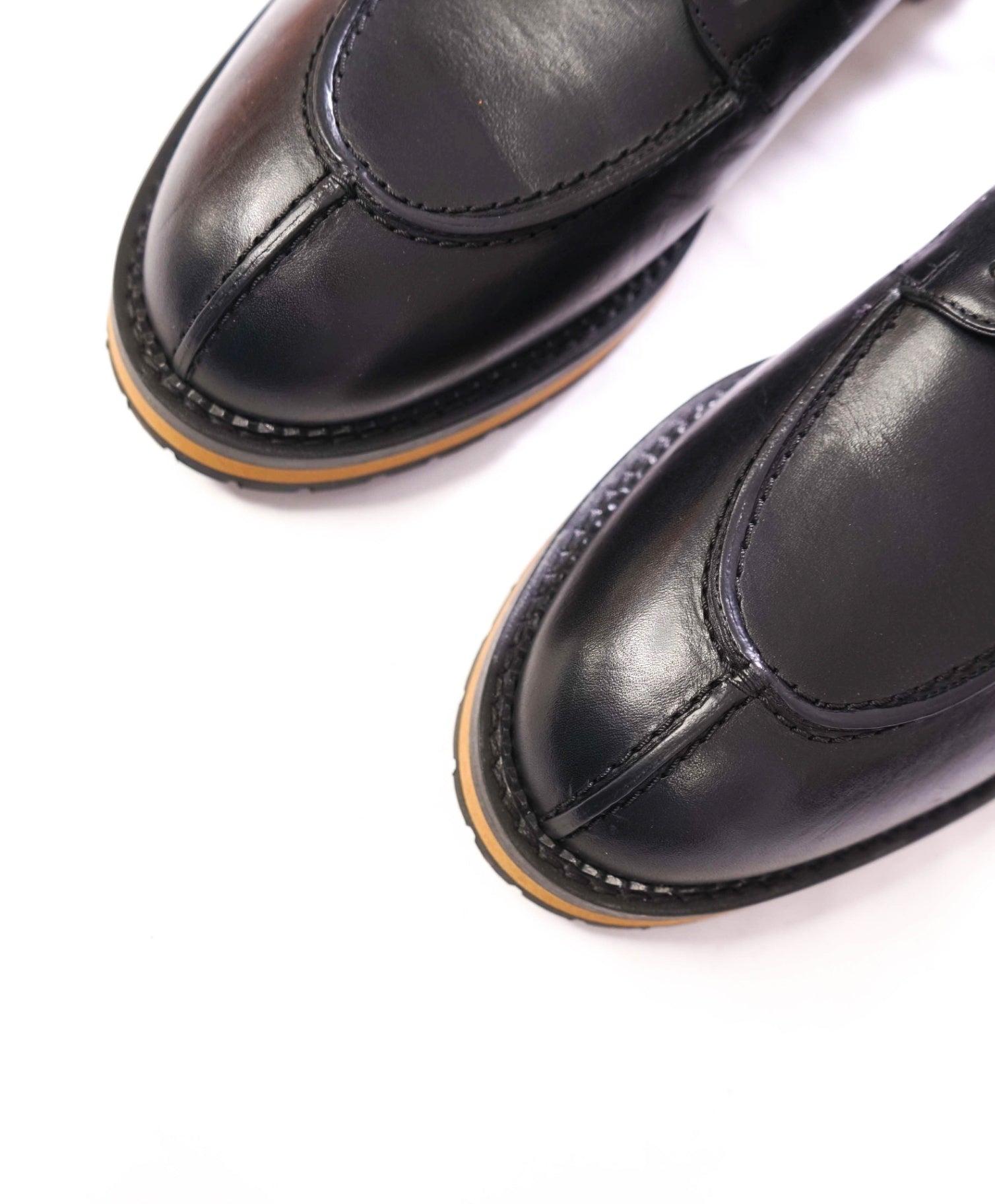 $985 TOD'S - Black Leather LUG SOLE Derby - US 11 (UK10)