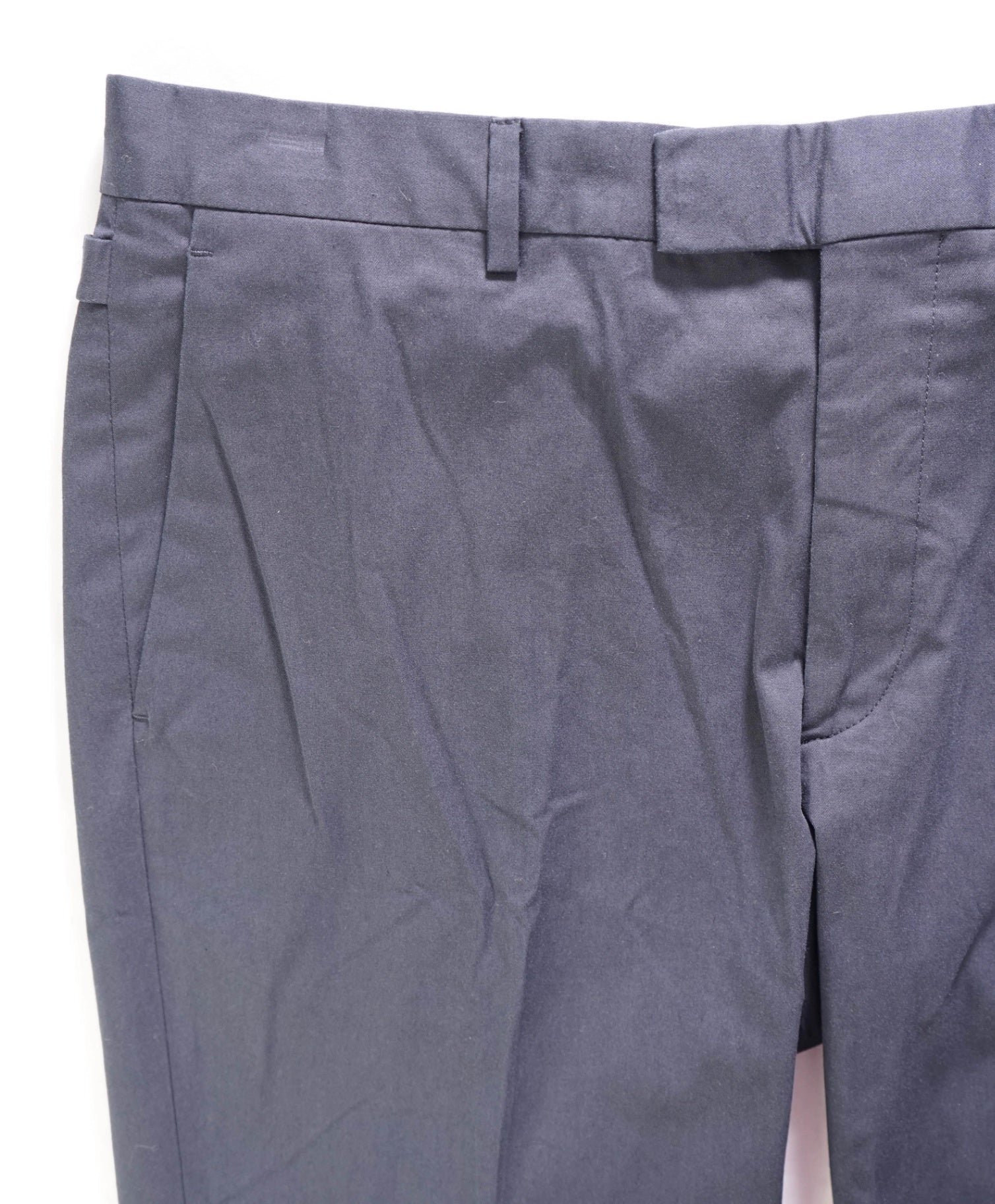 $595 RALPH LAUREN BLACK LABEL - Navy Cotton Chinos Trousers - 36W