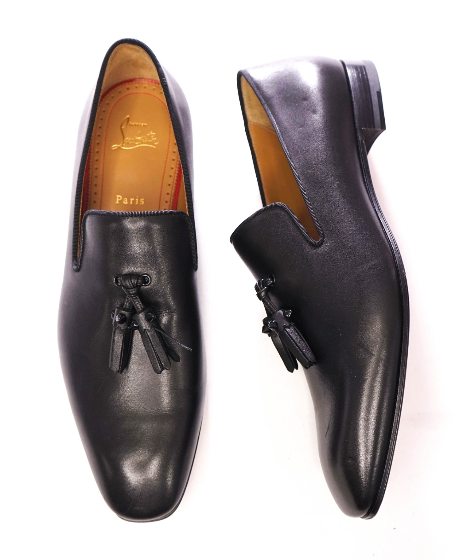 $1,050 CHRISTIAN LOUBOUTIN - *Dandelion* Spike Tassel Leather Loafers US 10 (43EU)