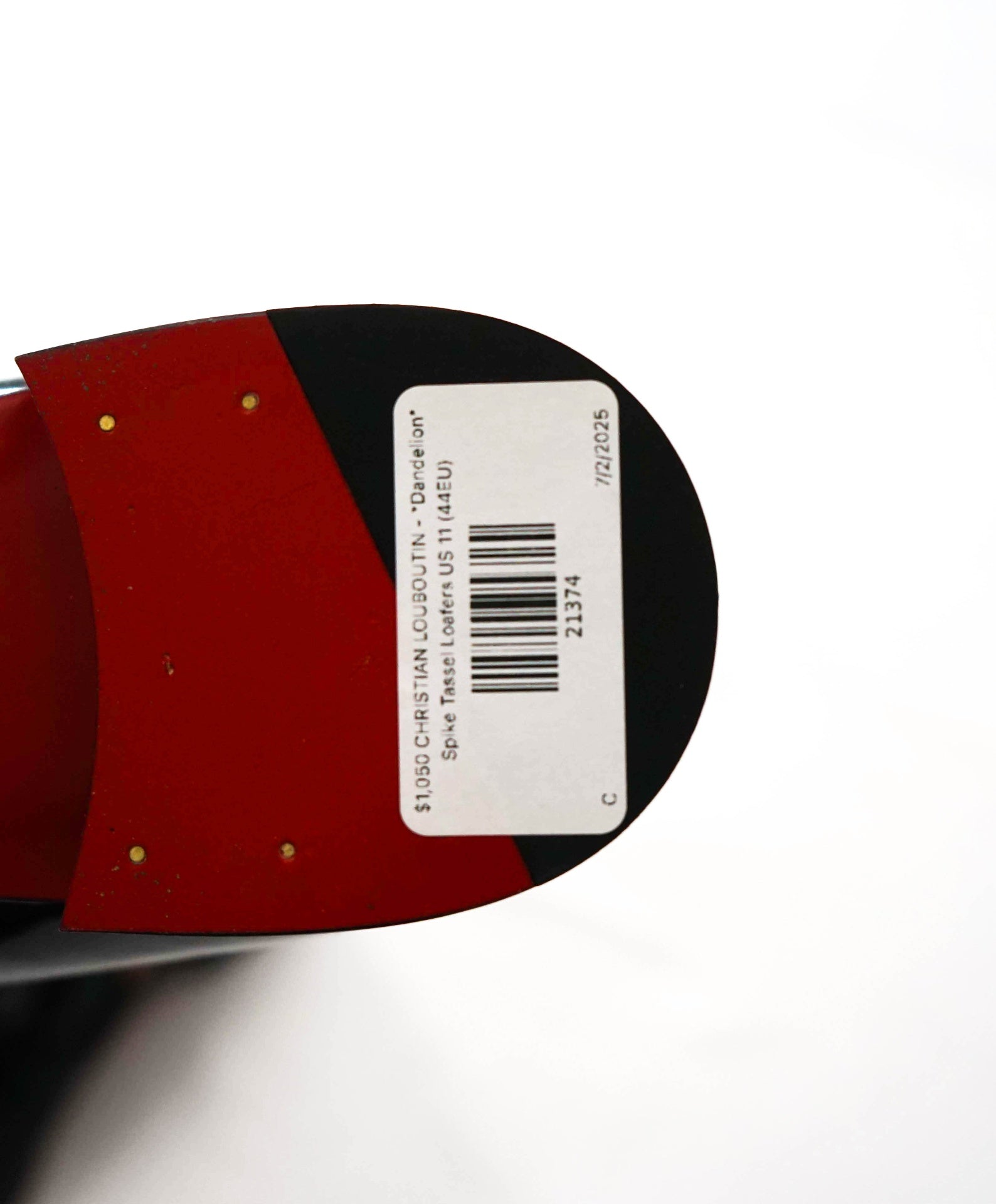 $1,050 CHRISTIAN LOUBOUTIN - *Dandelion* Spike Tassel Loafers US 11 (44EU)