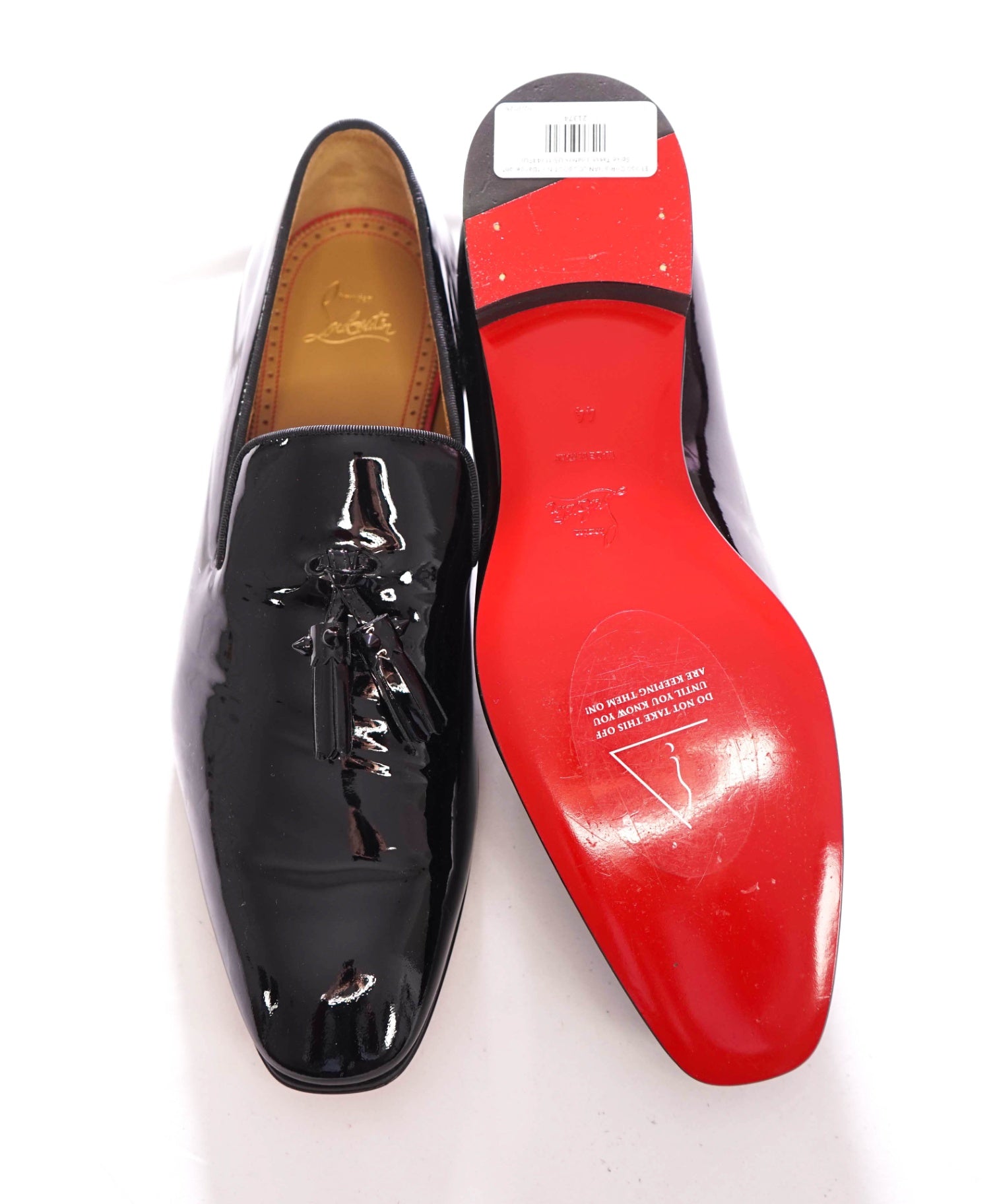 $1,050 CHRISTIAN LOUBOUTIN - *Dandelion* Spike Tassel Loafers US 11 (44EU)