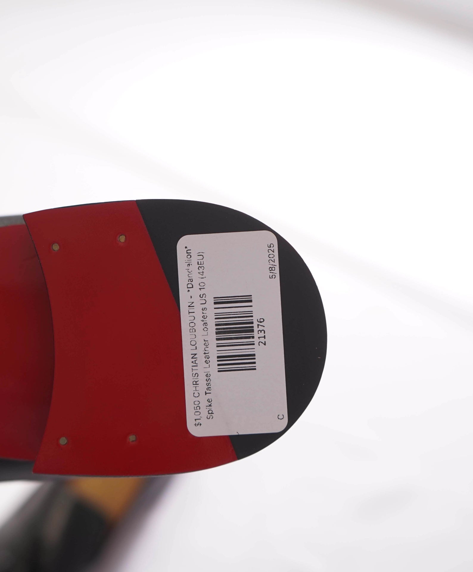 $1,050 CHRISTIAN LOUBOUTIN - *Dandelion* Spike Tassel Leather Loafers US 10 (43EU)