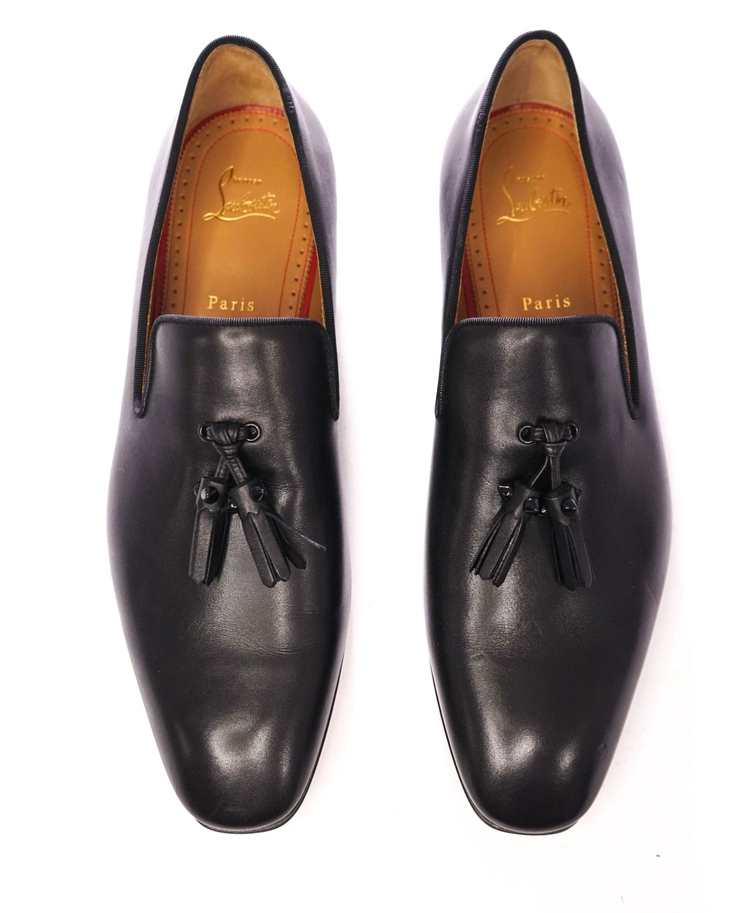 $1,050 CHRISTIAN LOUBOUTIN - *Dandelion* Spike Tassel Leather Loafers US 10 (43EU)