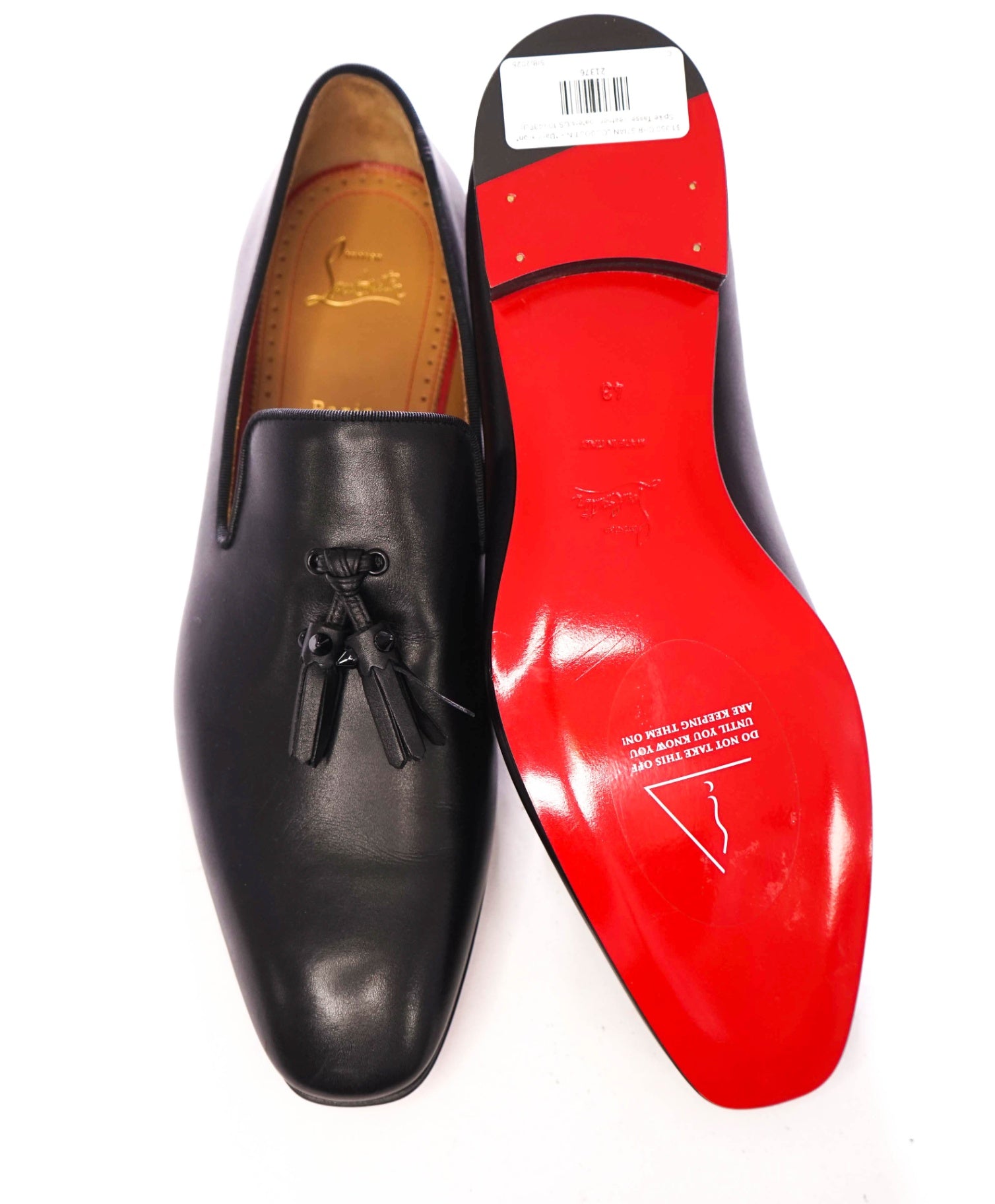 $1,050 CHRISTIAN LOUBOUTIN - *Dandelion* Spike Tassel Leather Loafers US 10 (43EU)