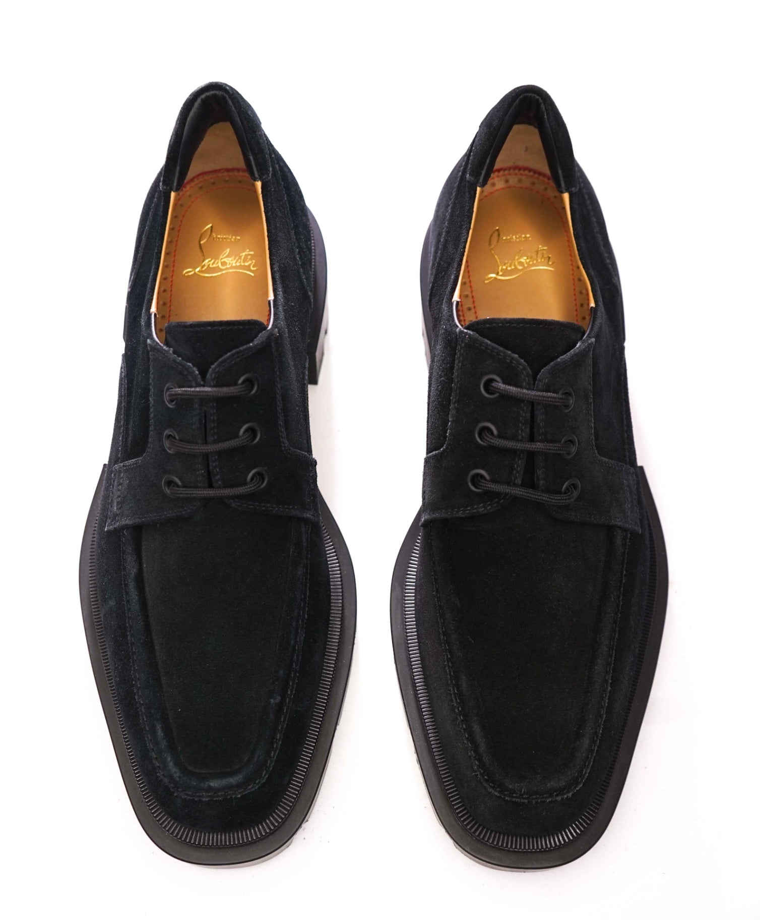 $1,195 CHRISTIAN LOUBOUTIN - "Our Georges L" Lug Sole Derby - US 9 (42EU)