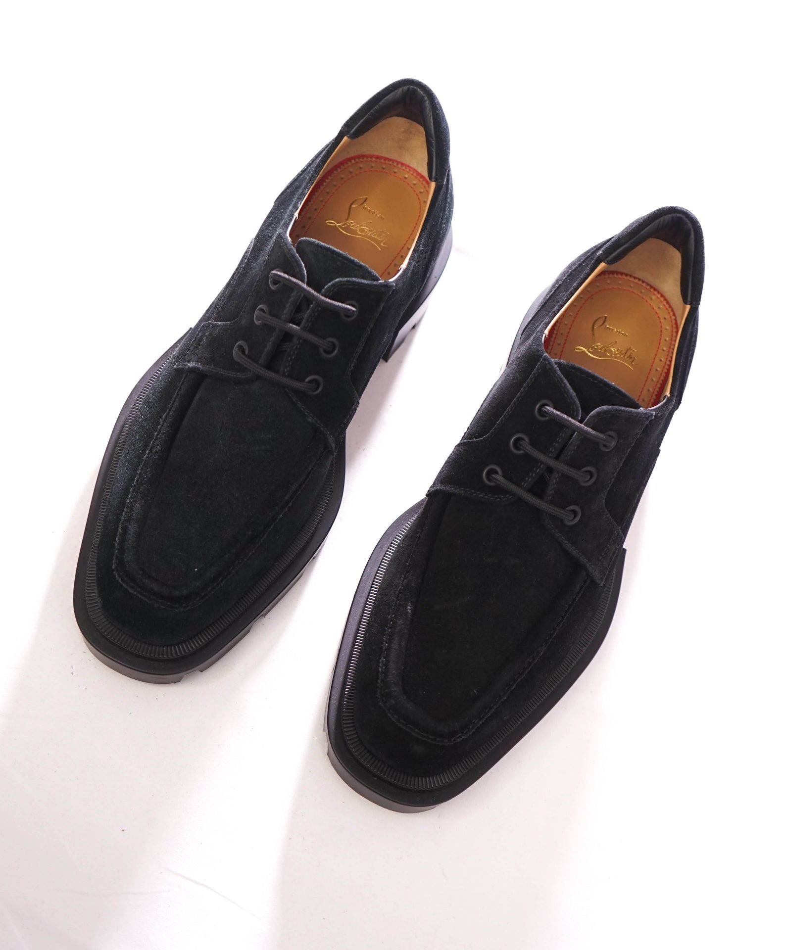$1,195 CHRISTIAN LOUBOUTIN - "Our Georges L" Lug Sole Derby - US 8 (41EU)