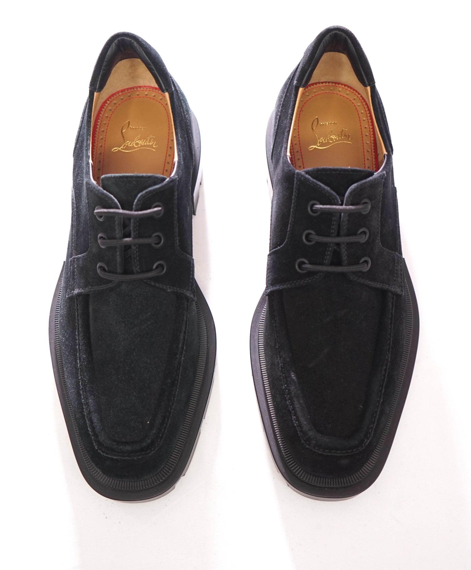$1,195 CHRISTIAN LOUBOUTIN - "Our Georges L" Lug Sole Derby - US 8 (41EU)