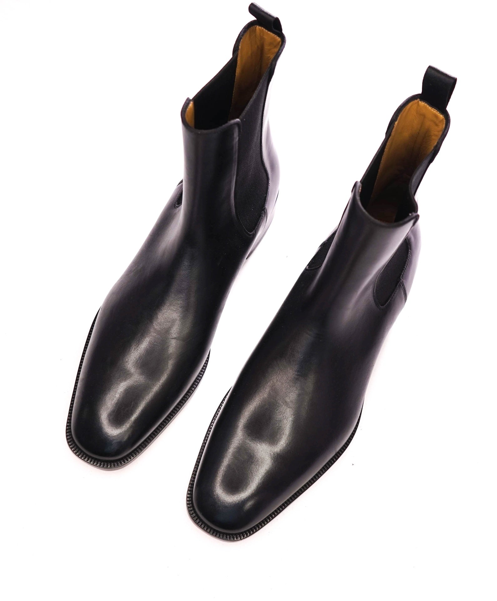 $1,345 CHRISTIAN LOUBOUTIN - "Samson" Black Leather Boots - US 11.5 (44.5EU)