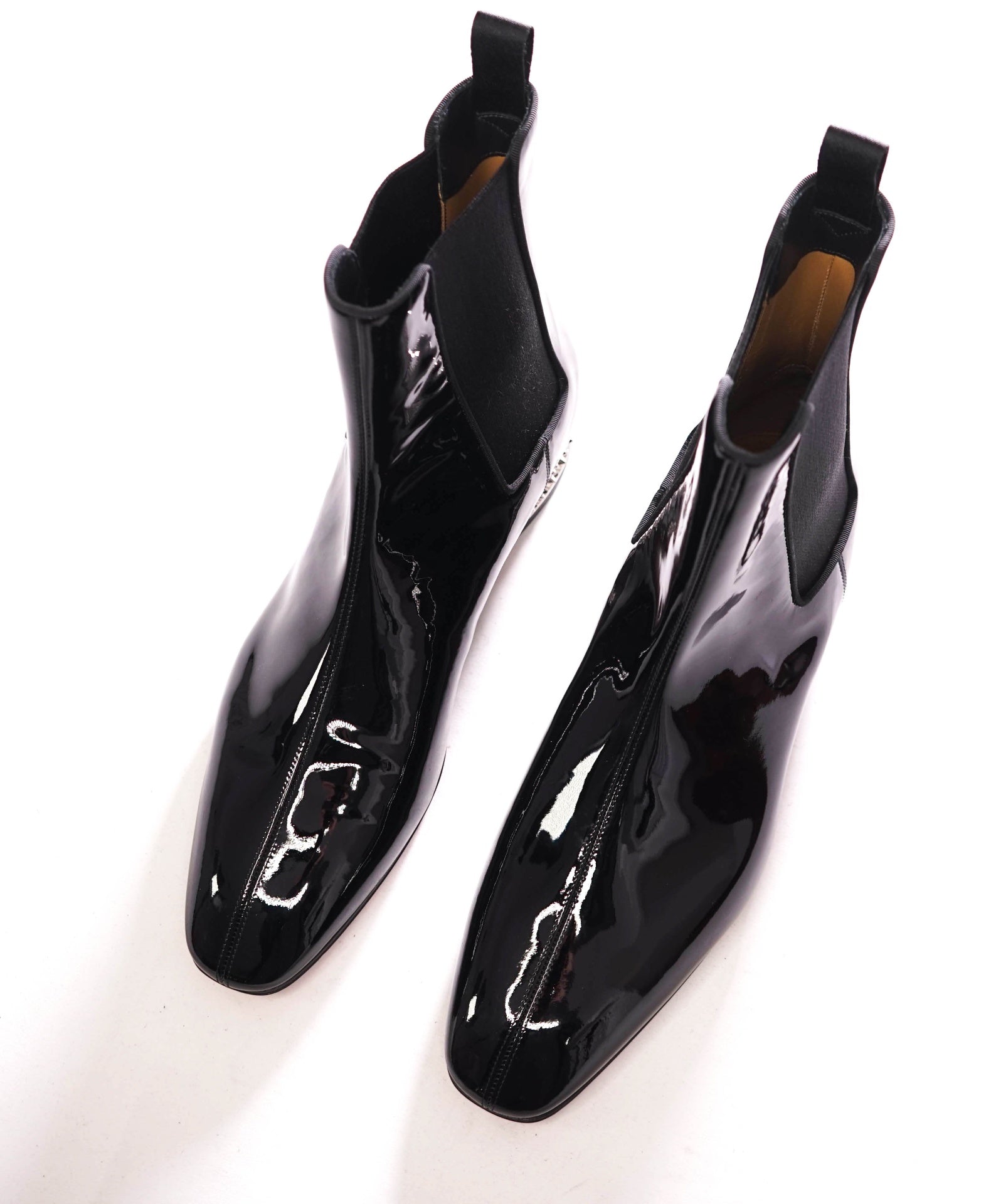 $1,495 CHRISTIAN LOUBOUTIN - Roadyrocks Patent Boots - US 10.5 (43.5EU)