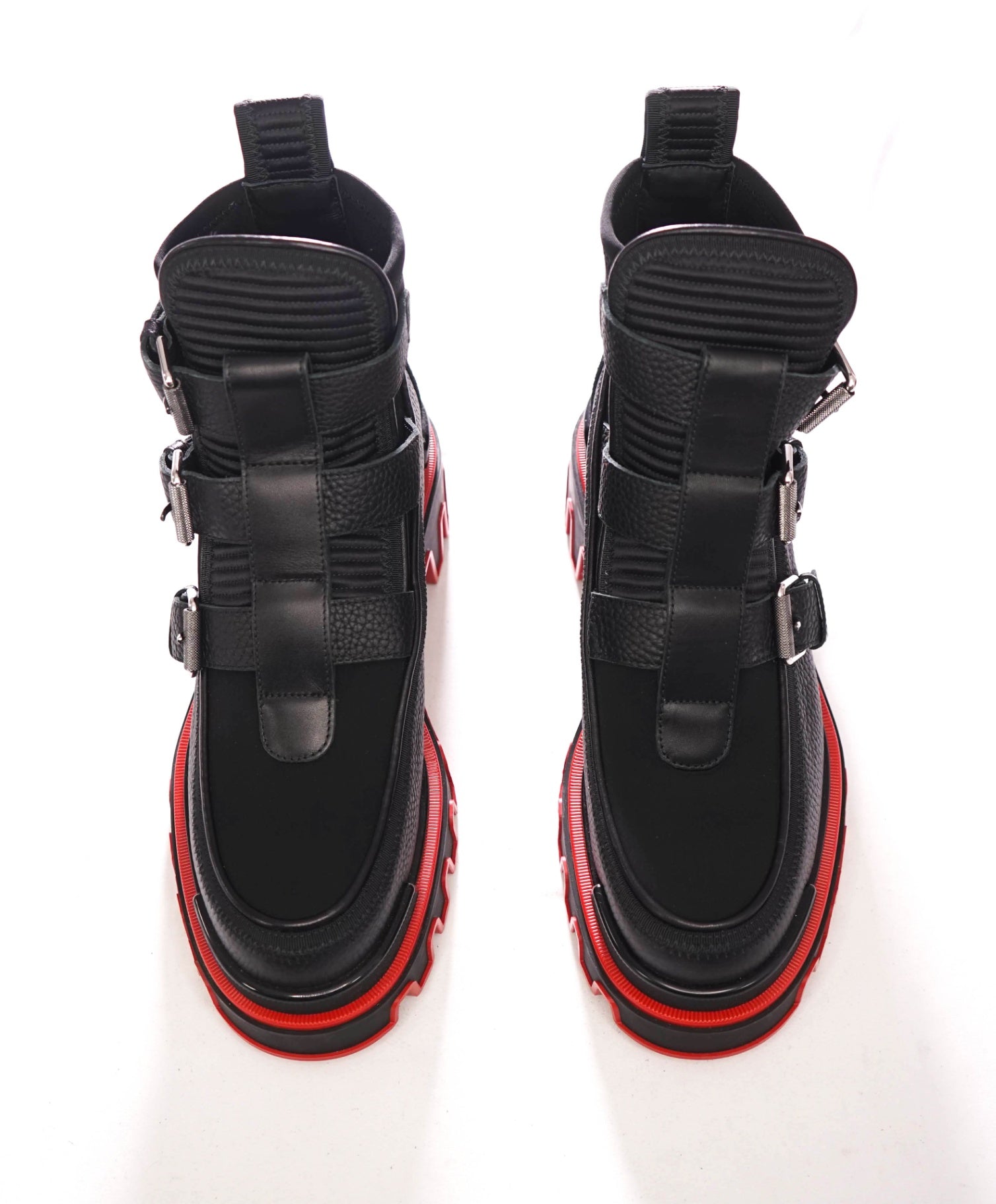 $1,595 Christian Louboutin DUNE Black Boots Leather US 10 (43EU)