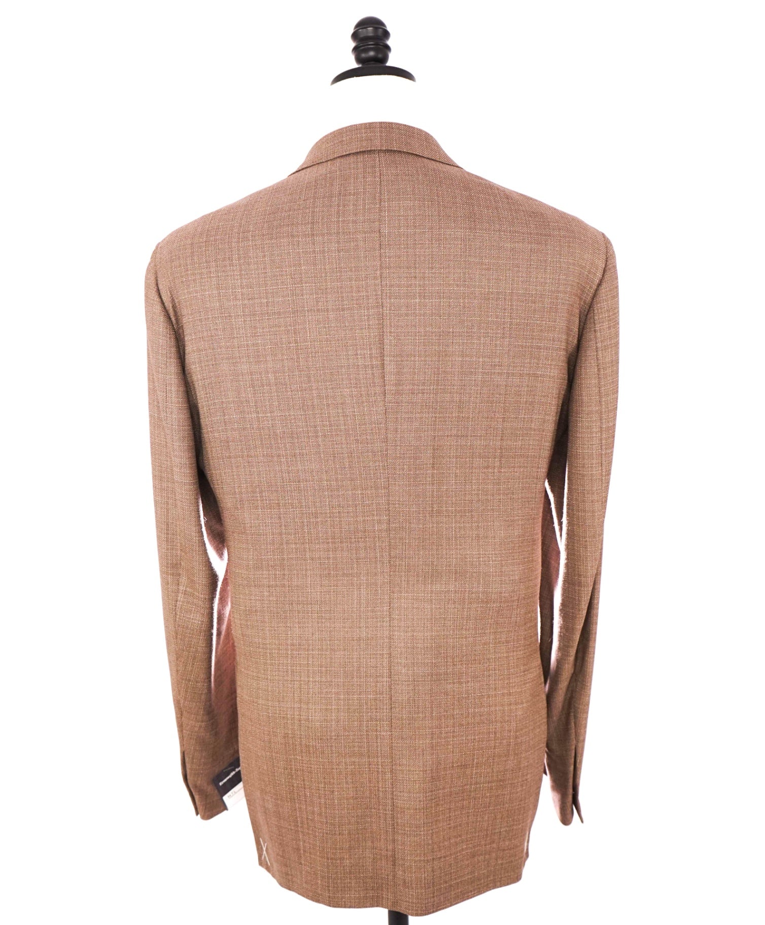 $3,295 ZEGNA - "High Performance" Solid Brown Wool Blazer - 44L