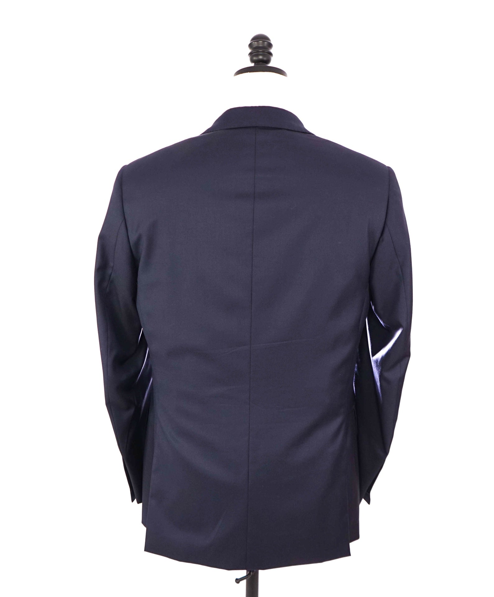 $3,995 ISAIA - Solid Navy Blue AQUASPIDER 160's Wool Suit - 38R
