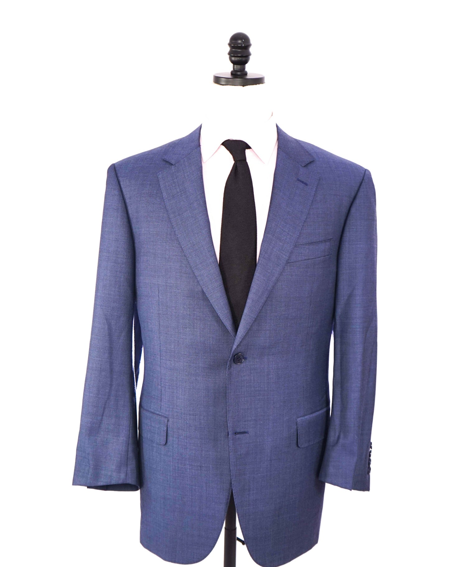 $1,895 CANALI - "WATER RESISTANT" Blue Birdseye Wool Blazer - 46R