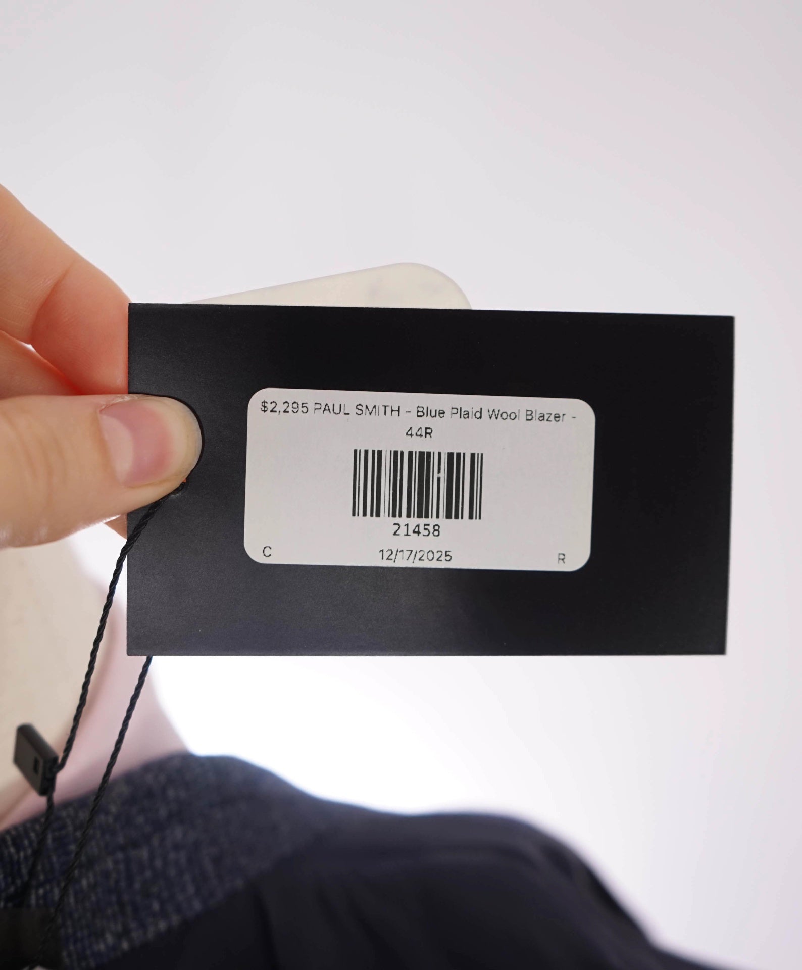 $2,295 PAUL SMITH - Loro Piana "Capolavoro Tweed" Wool Blazer - 44R