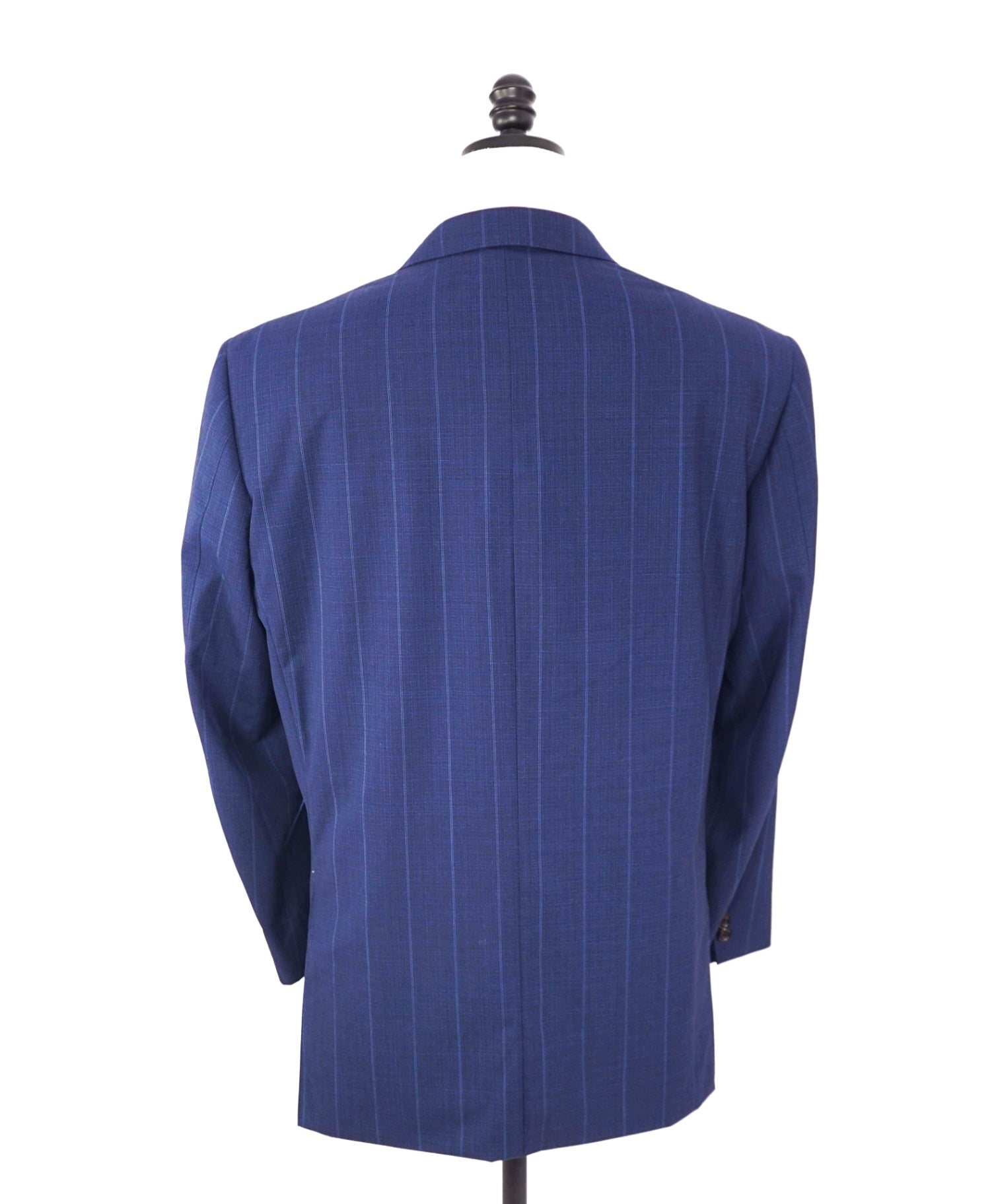 $2,395 CANALI - "Exclusive" Blue Stripe Super 150's Wool Blazer - 46R