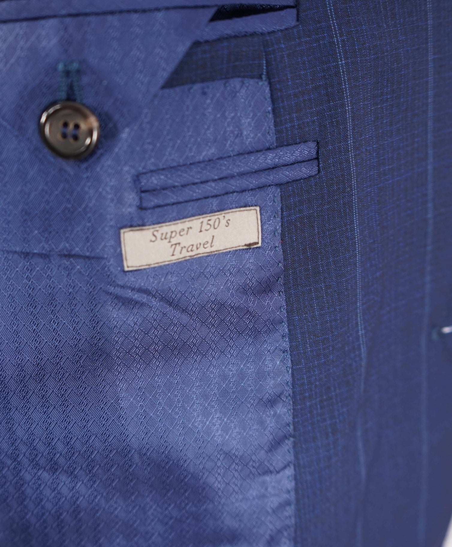 $2,395 CANALI - "Exclusive" Blue Stripe Super 150's Wool Blazer - 46R