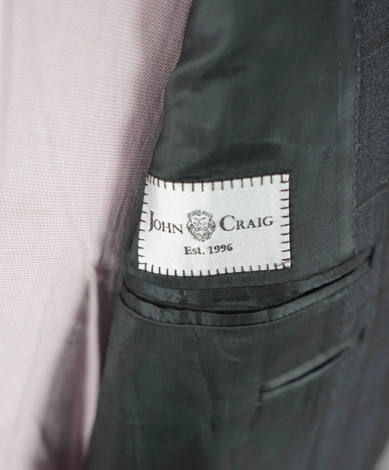 $1,895 CANALI - Gray Windowpane Wool Blazer - 46R