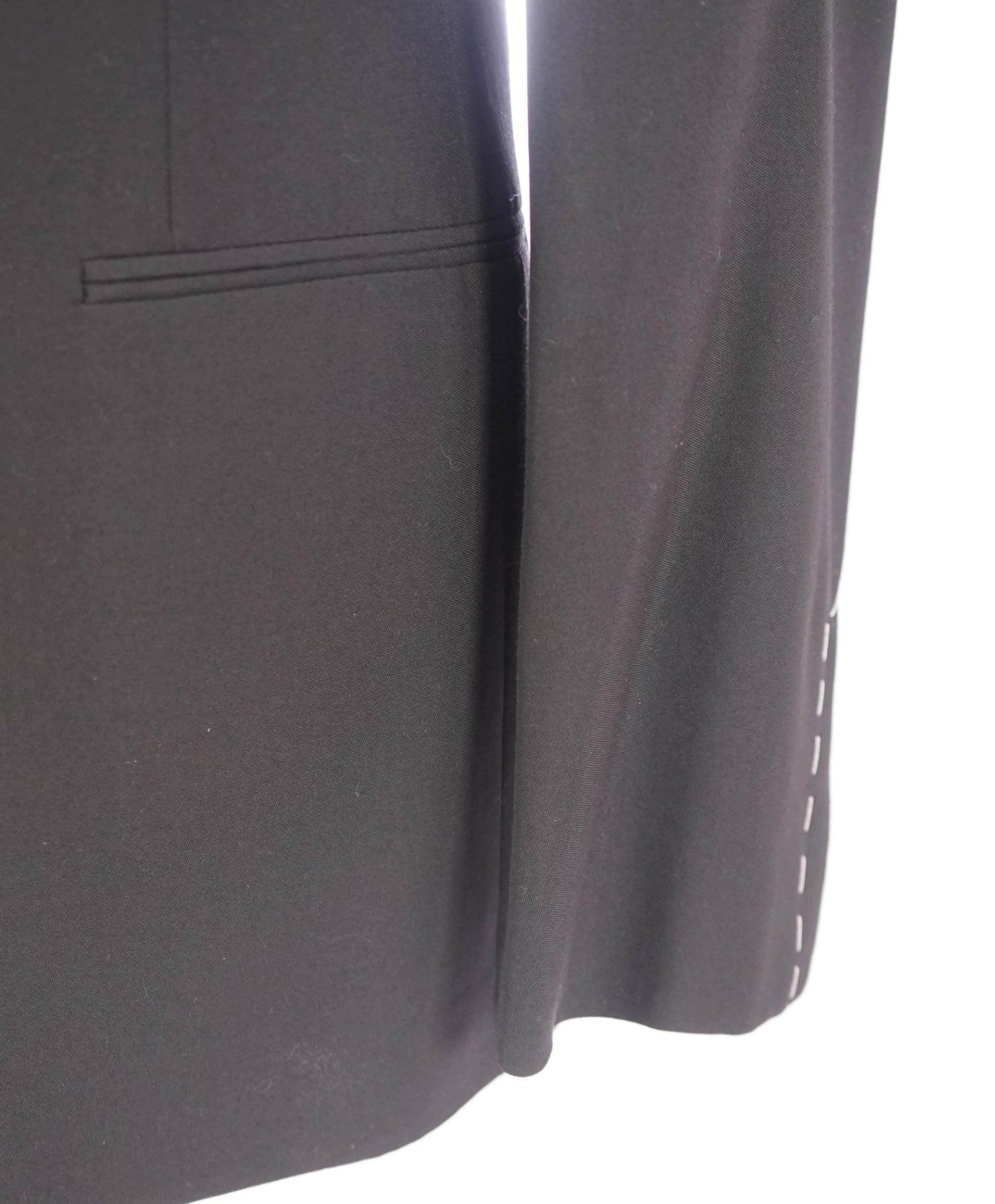 $3,795 RALPH LAUREN PURPLE LABEL - Black Notch Lapel Tuxedo Side Tabs - 42R